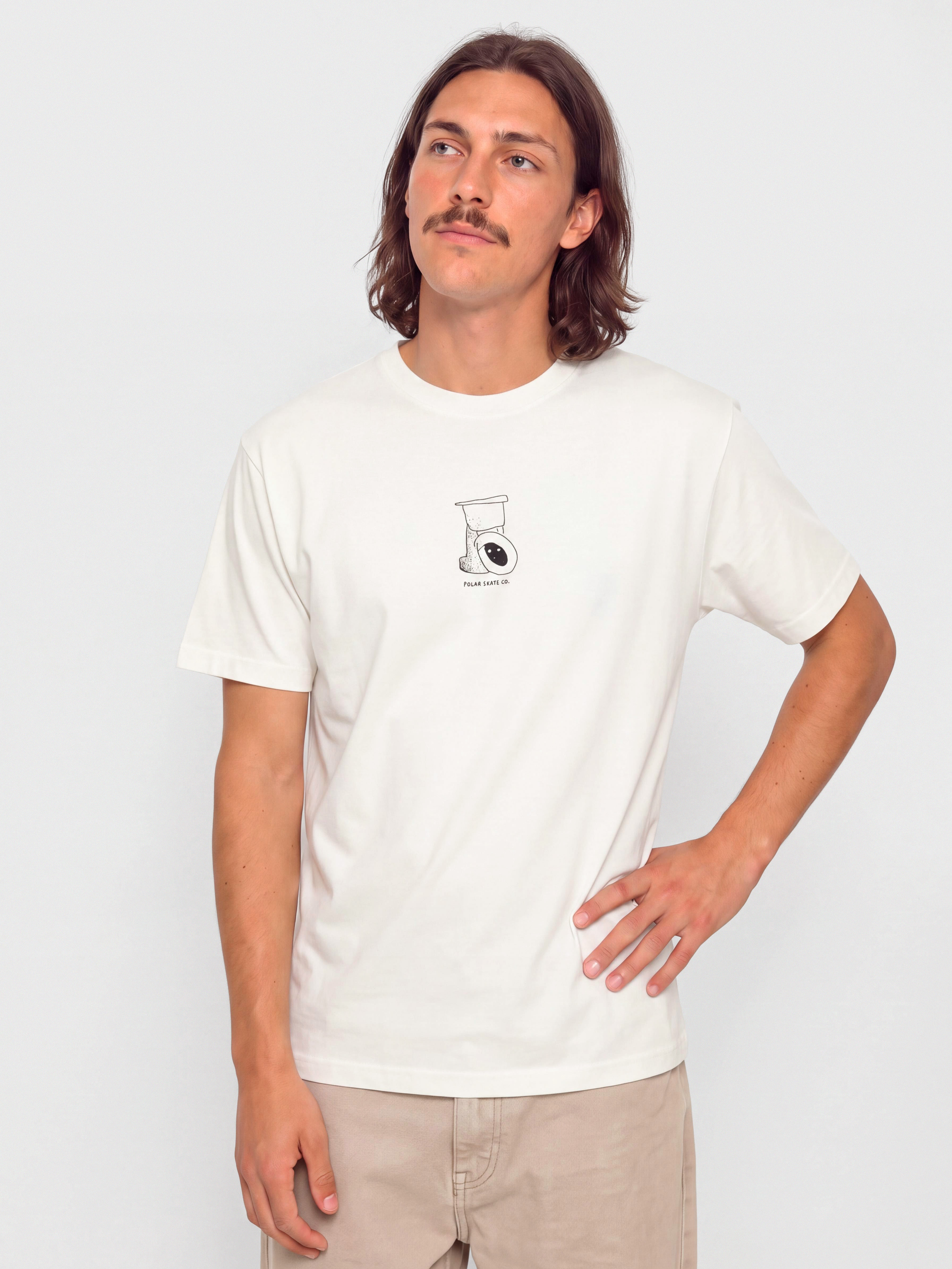 Polar Skate Toilet T-Shirt (white)