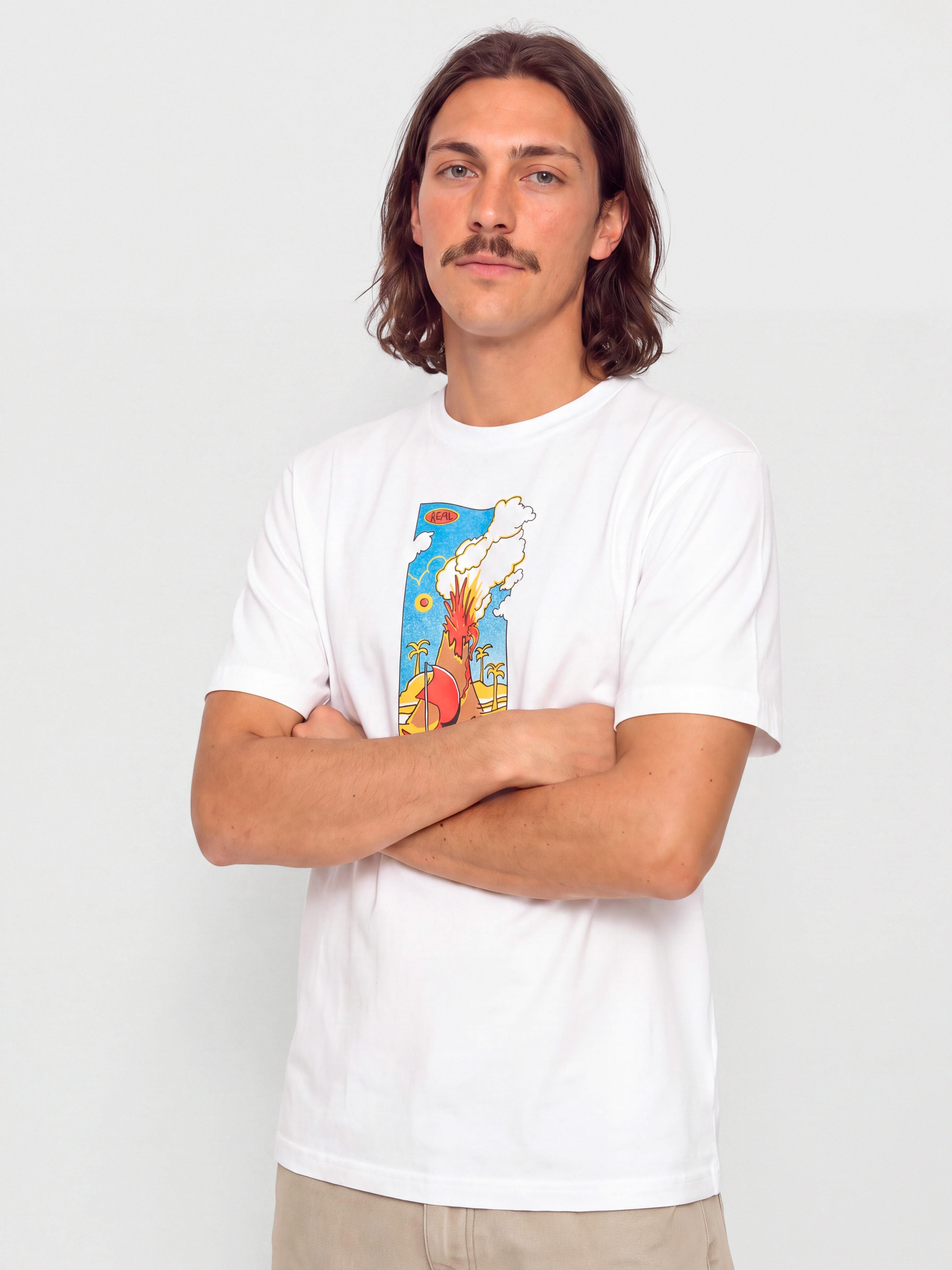 Real Volcano T-shirt (white)