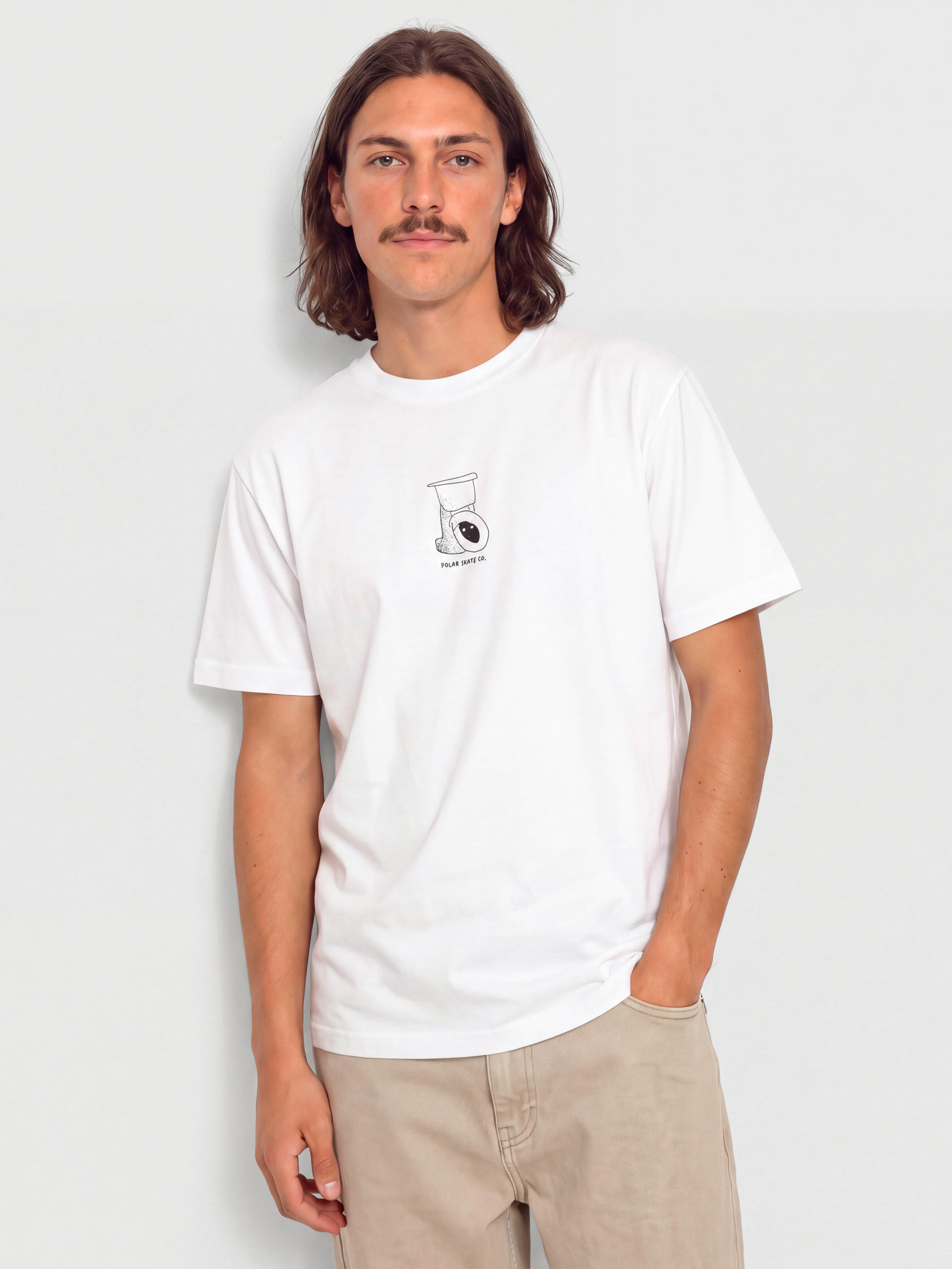 Polar Skate Toilet T-Shirt (white)