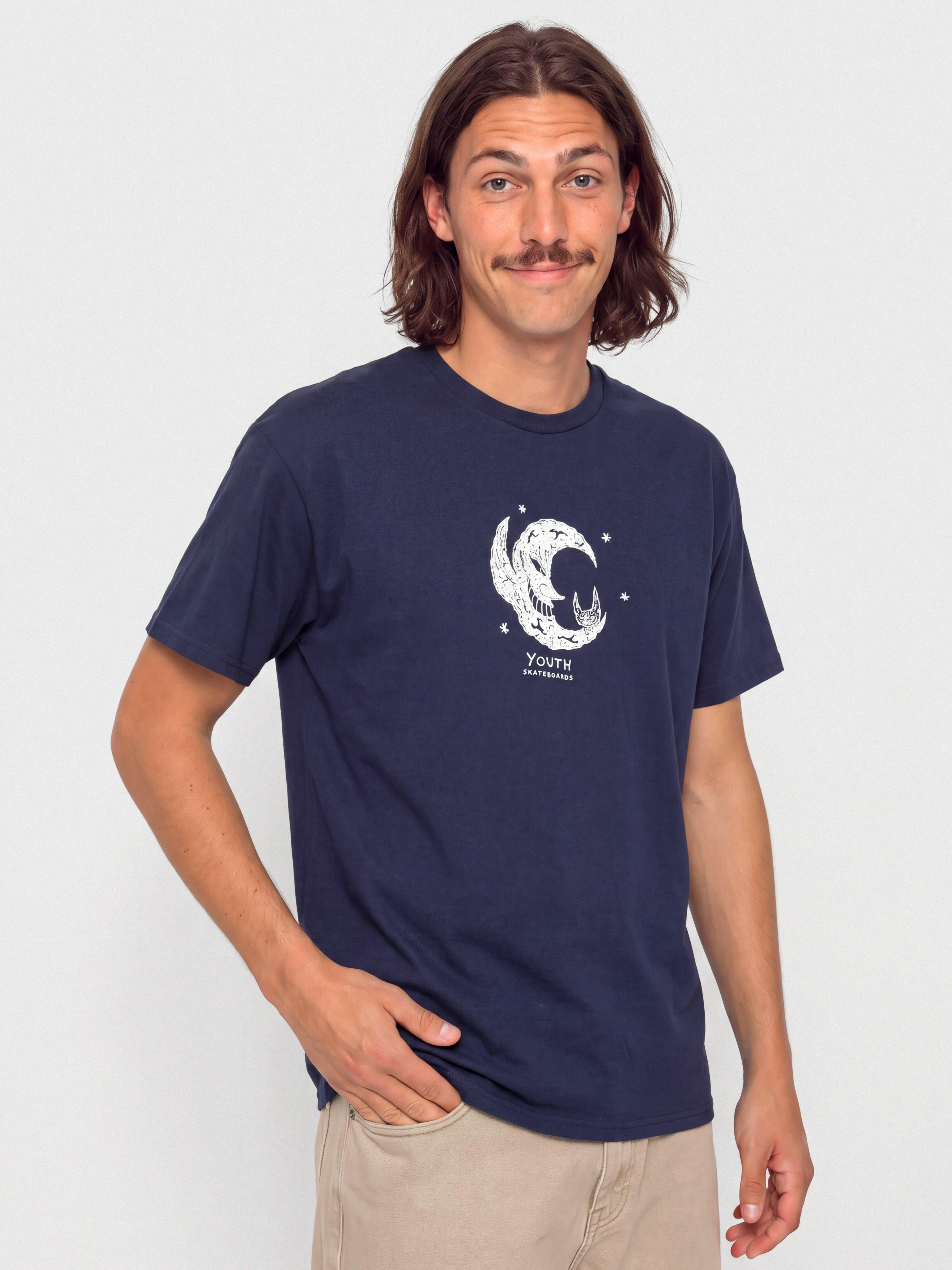 Youth Skateboards Moon Goblin T-Shirt (navy)