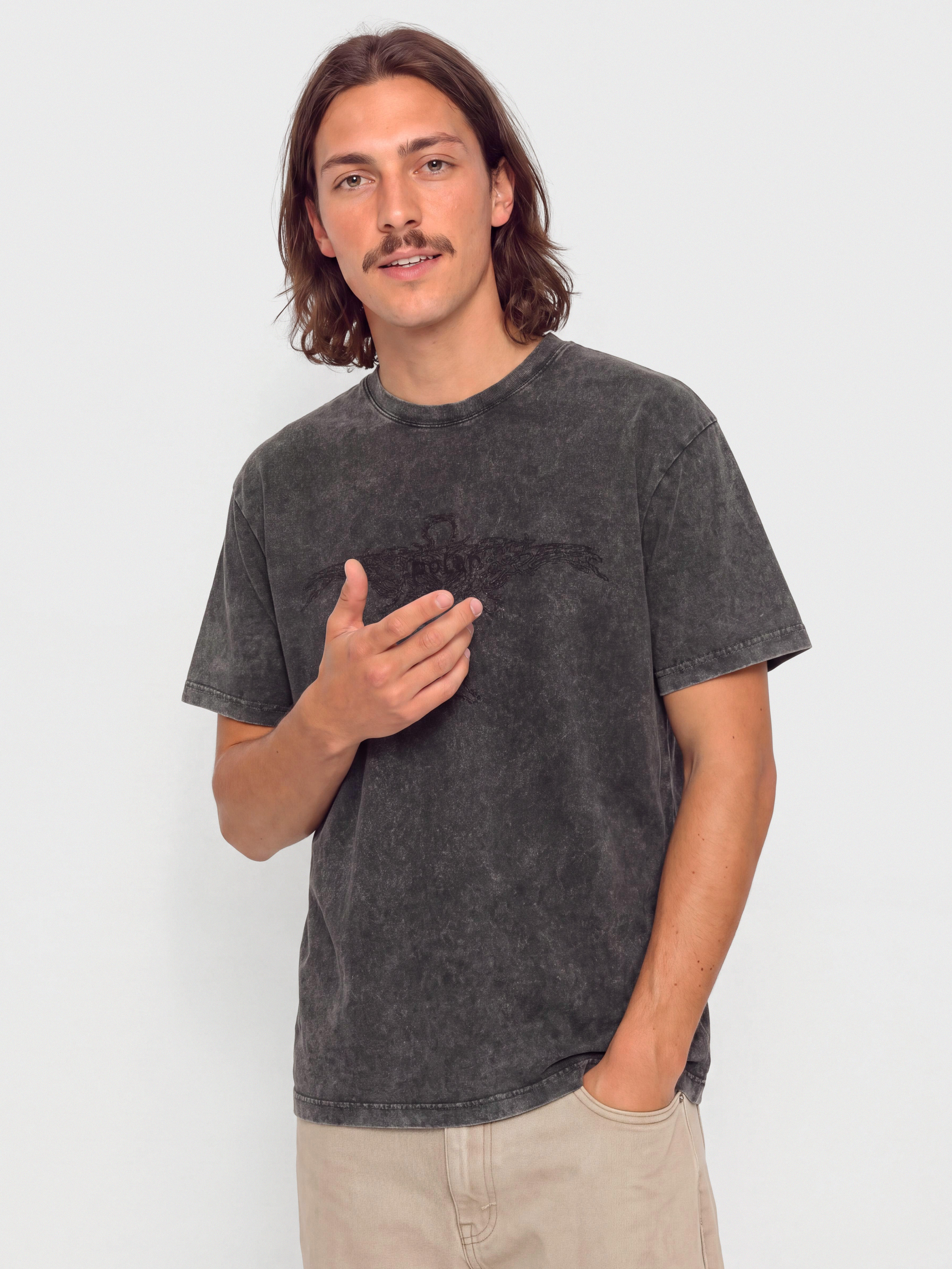 Polar Skate T-Shirt Acid Soul (black)