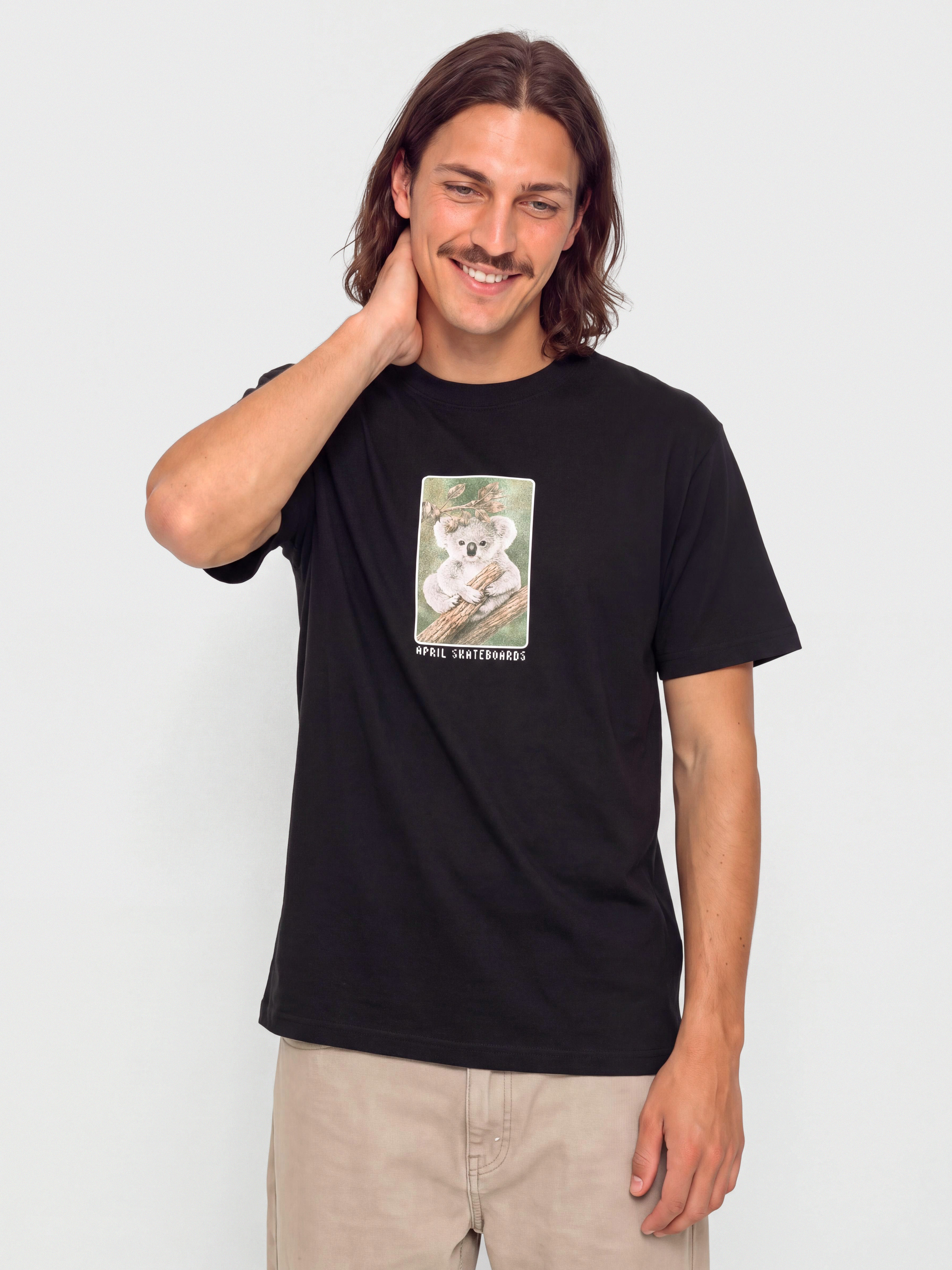 April Skateboards Marsupial T-Shirt (black)