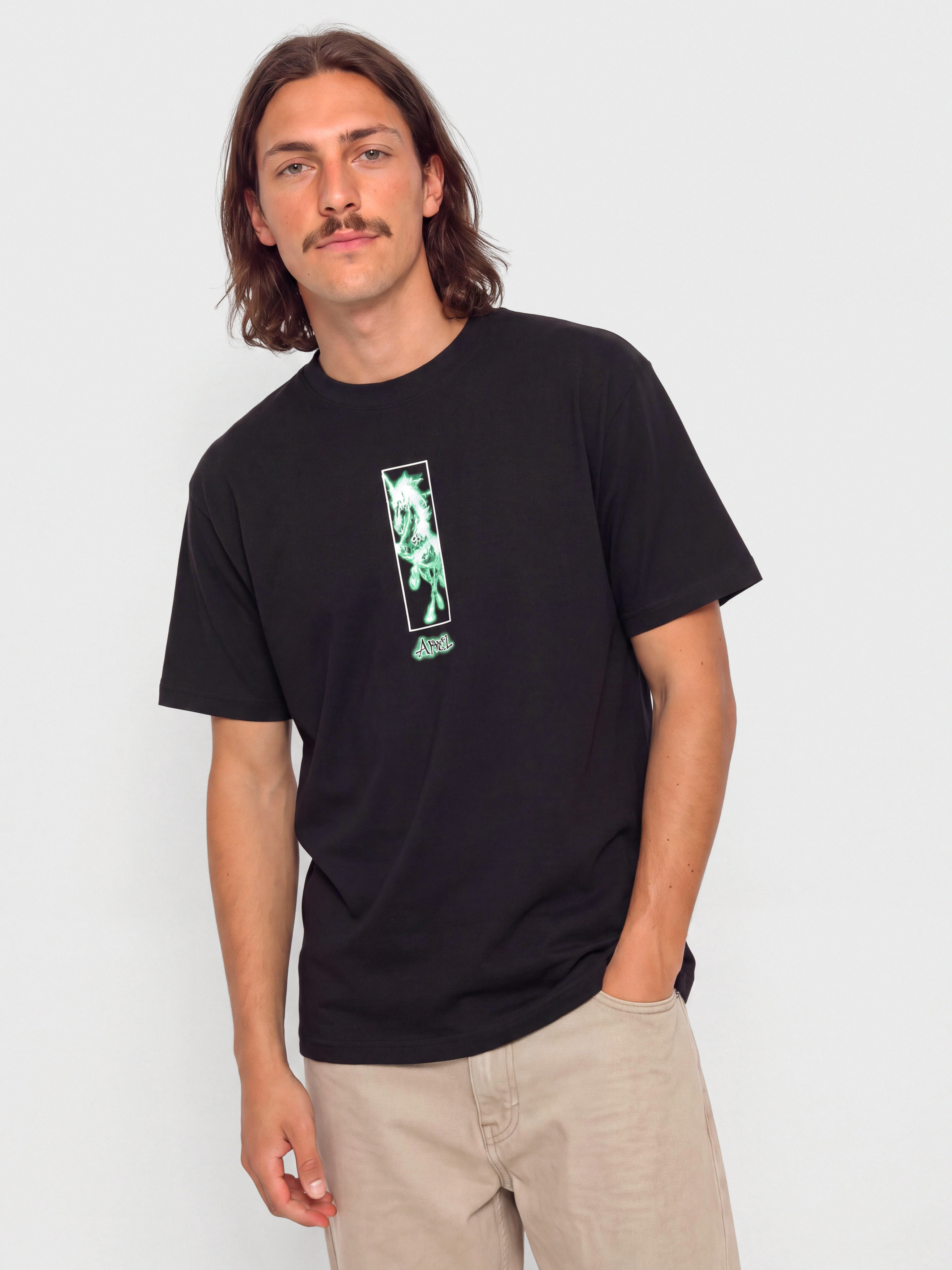 April Skateboards Uni T-Shirt (black)