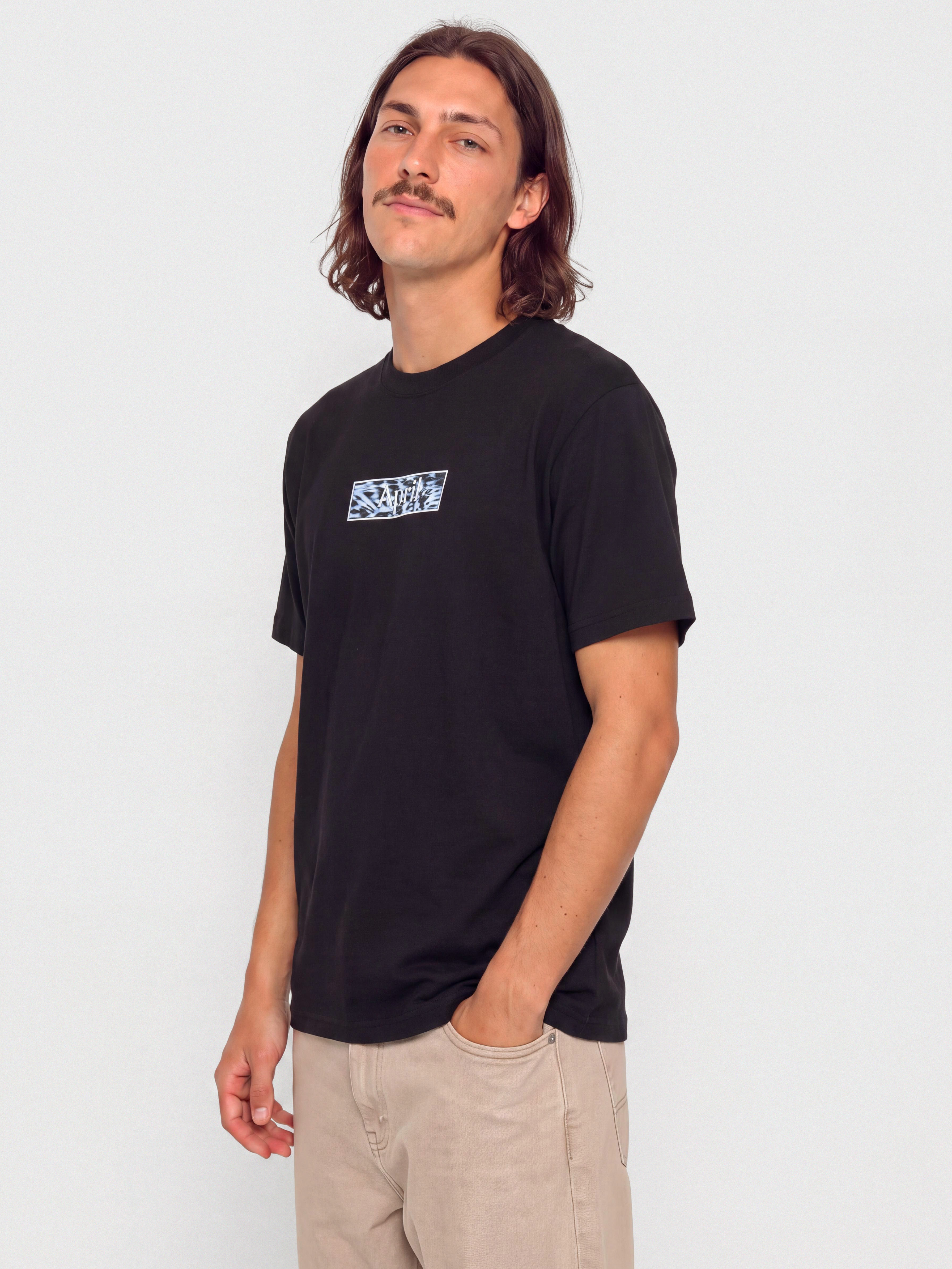 April Skateboards T-Shirt Liquid (black)
