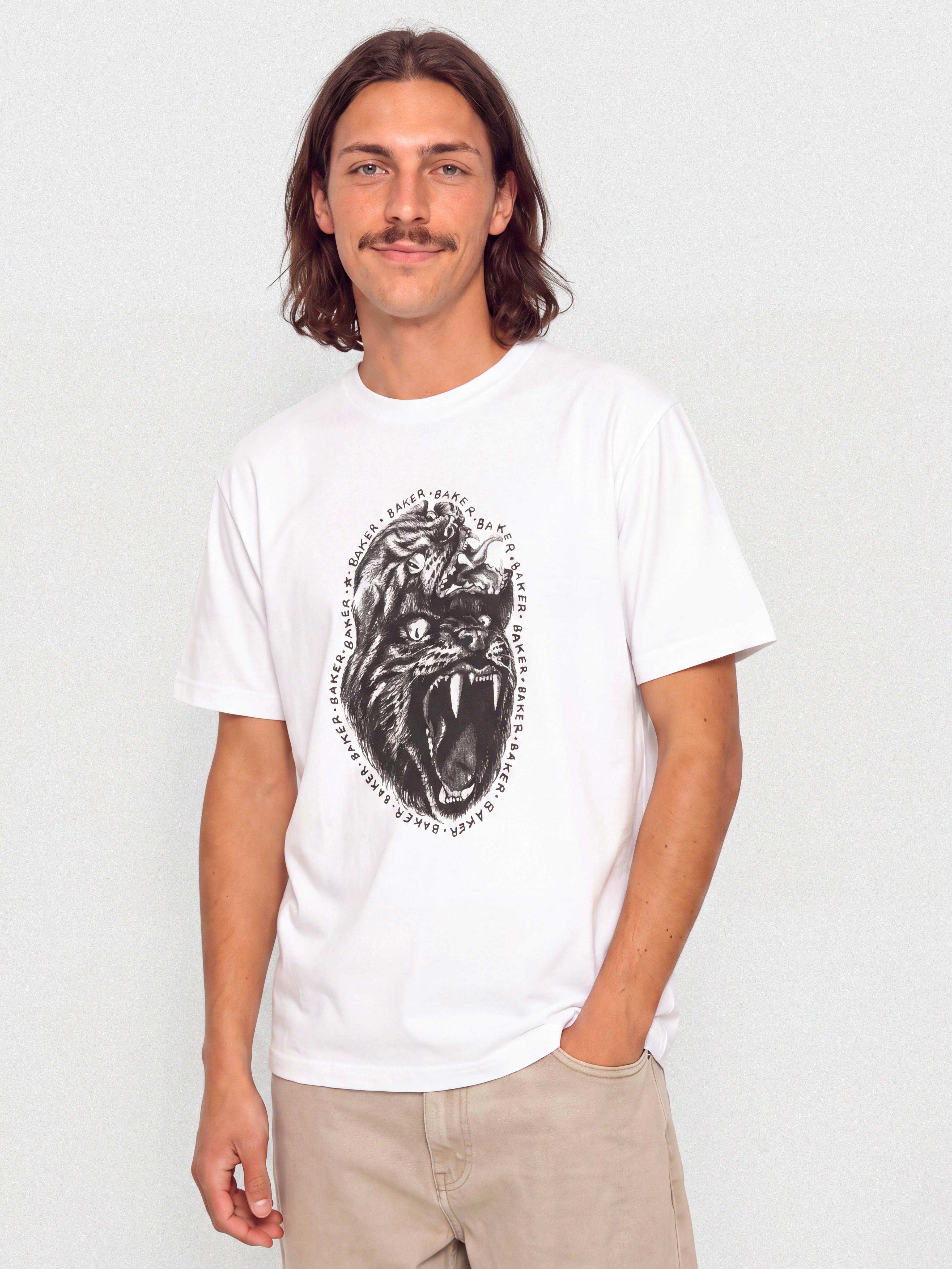 Baker Fried Beast T-Shirt (white)
