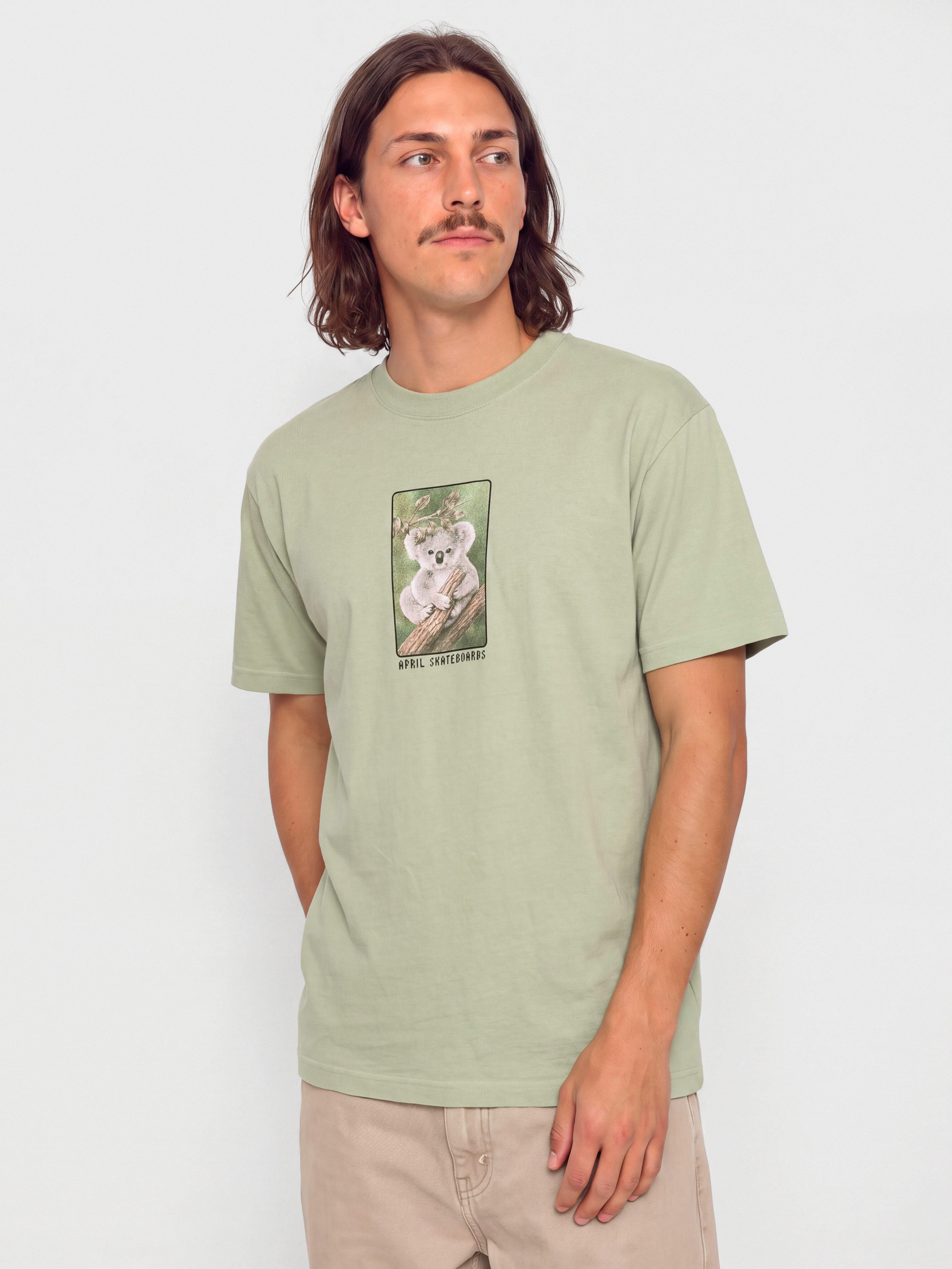 April Skateboards Marsupial T-Shirt (sage)