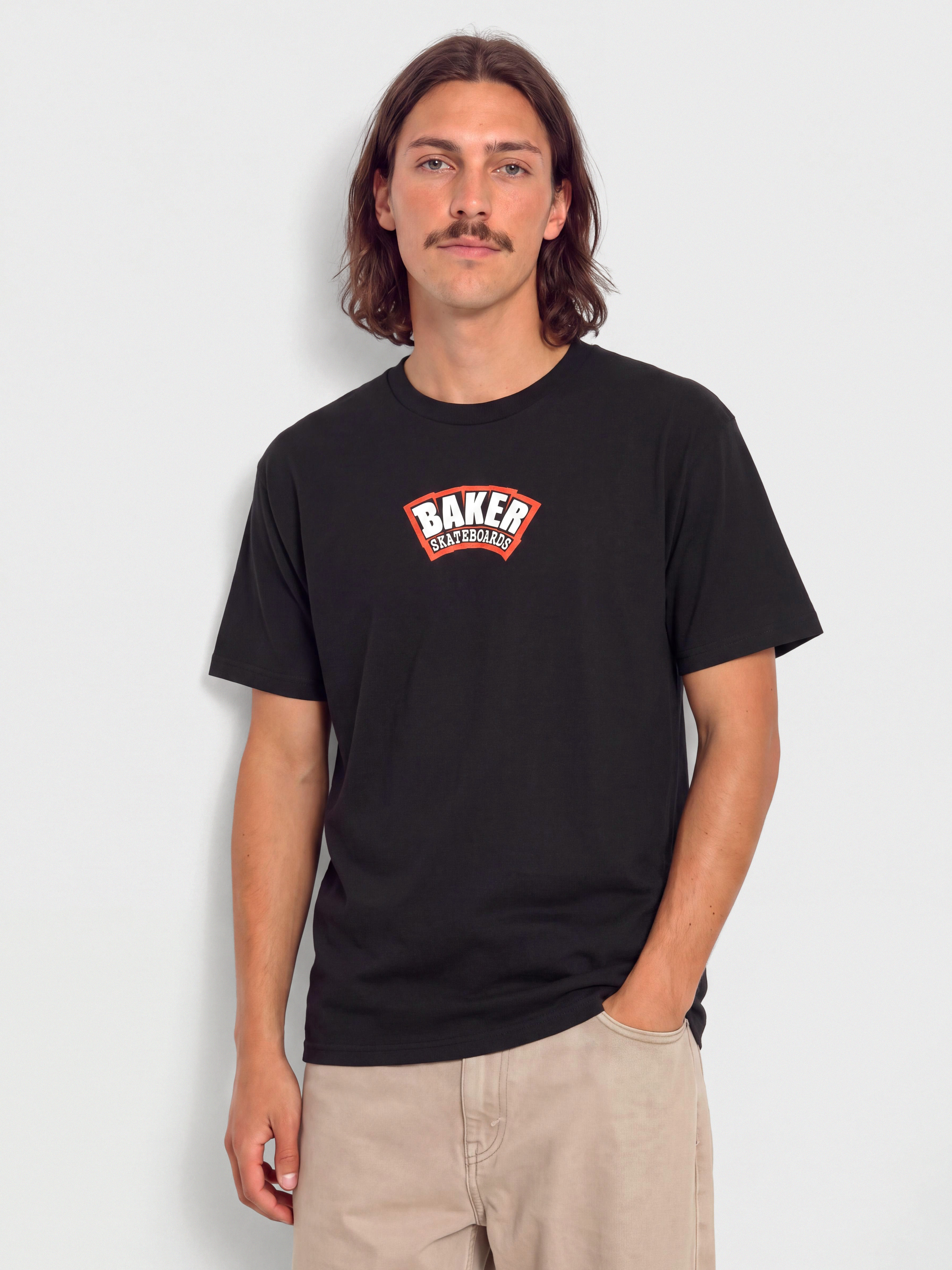Baker Arch Logo T-Shirt (blk/red)