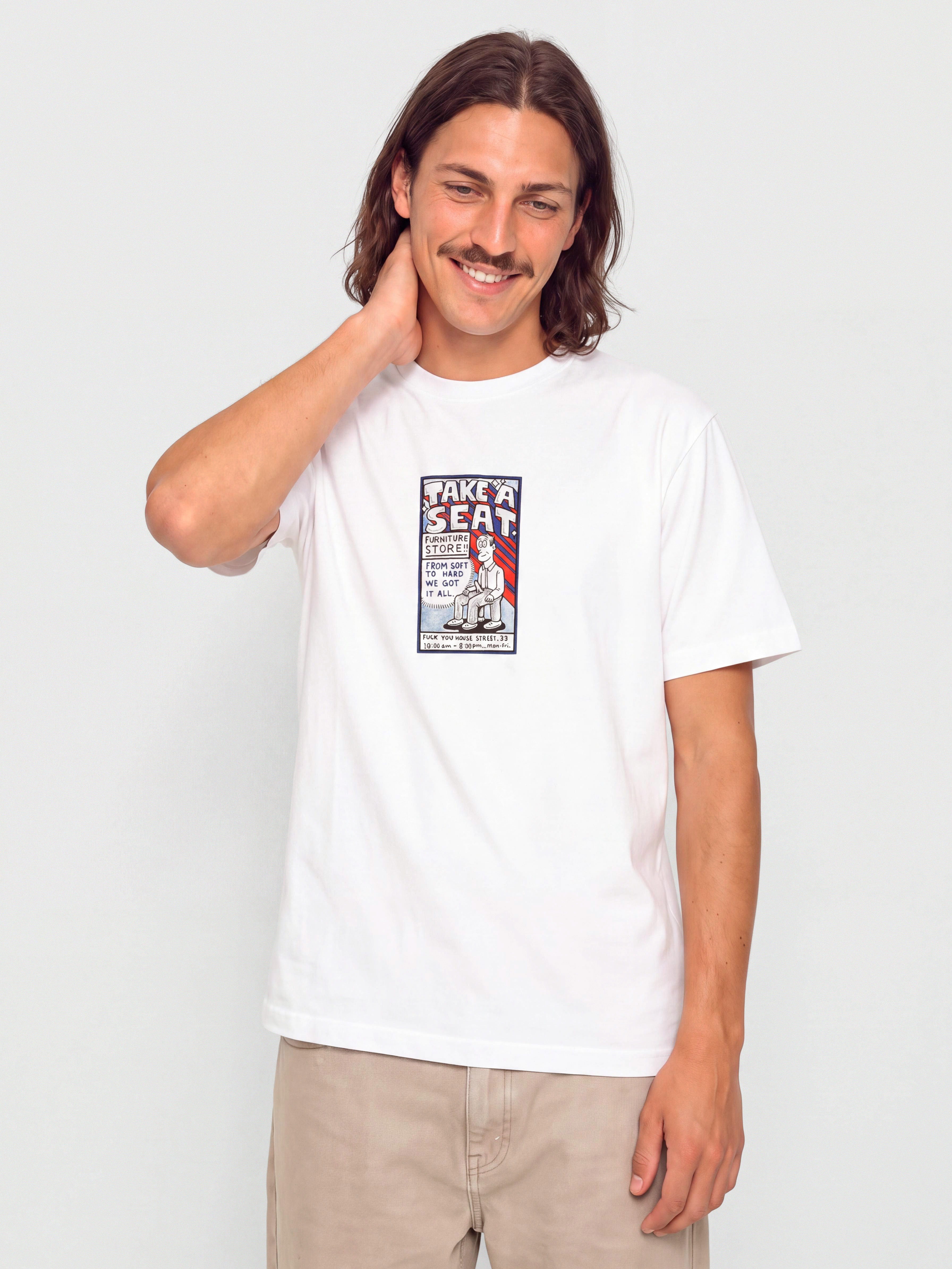 Polar Skate Take A Seat T-Shirt (white)