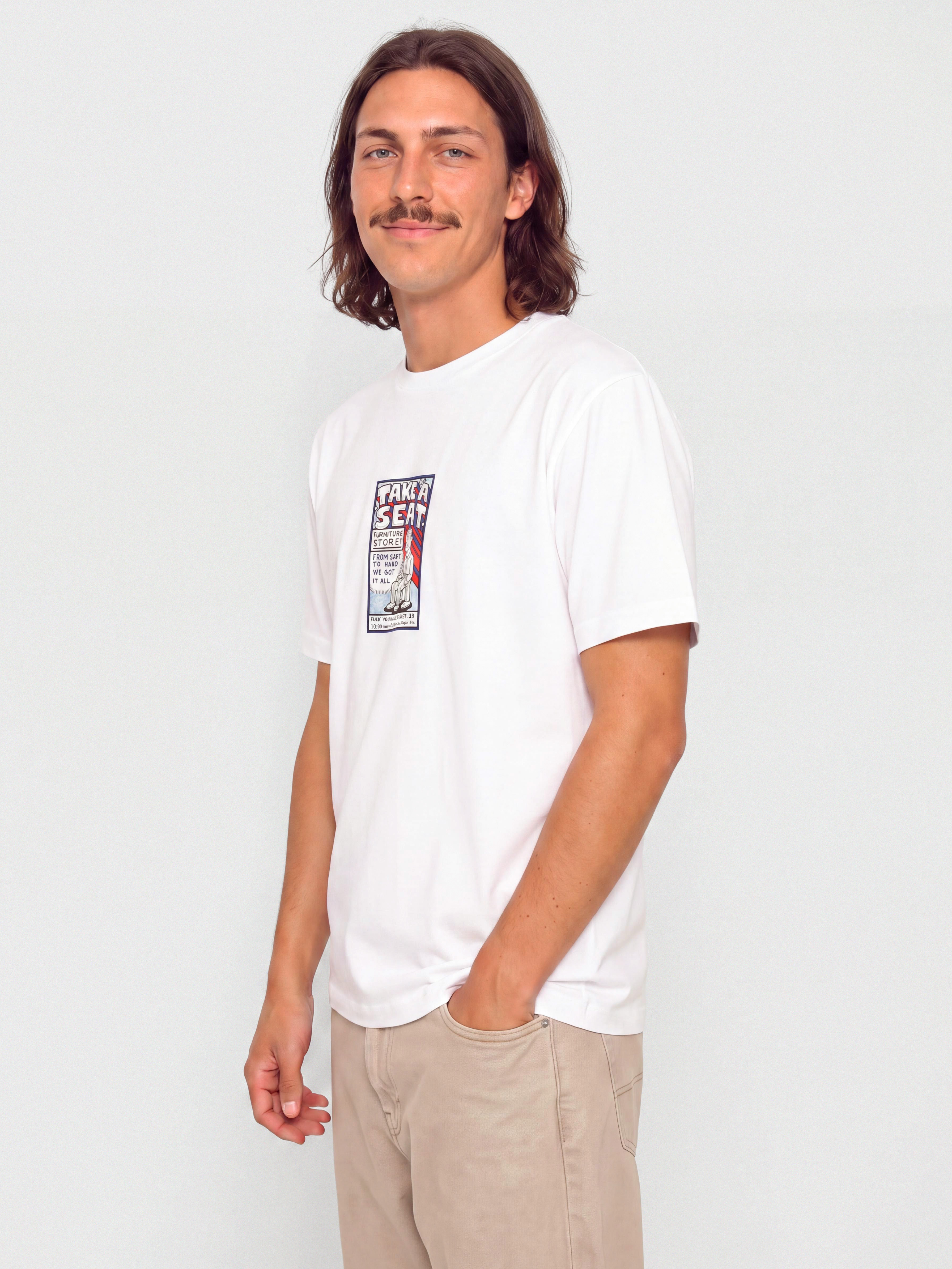 Polar Skate Take A Seat T-Shirt (white)