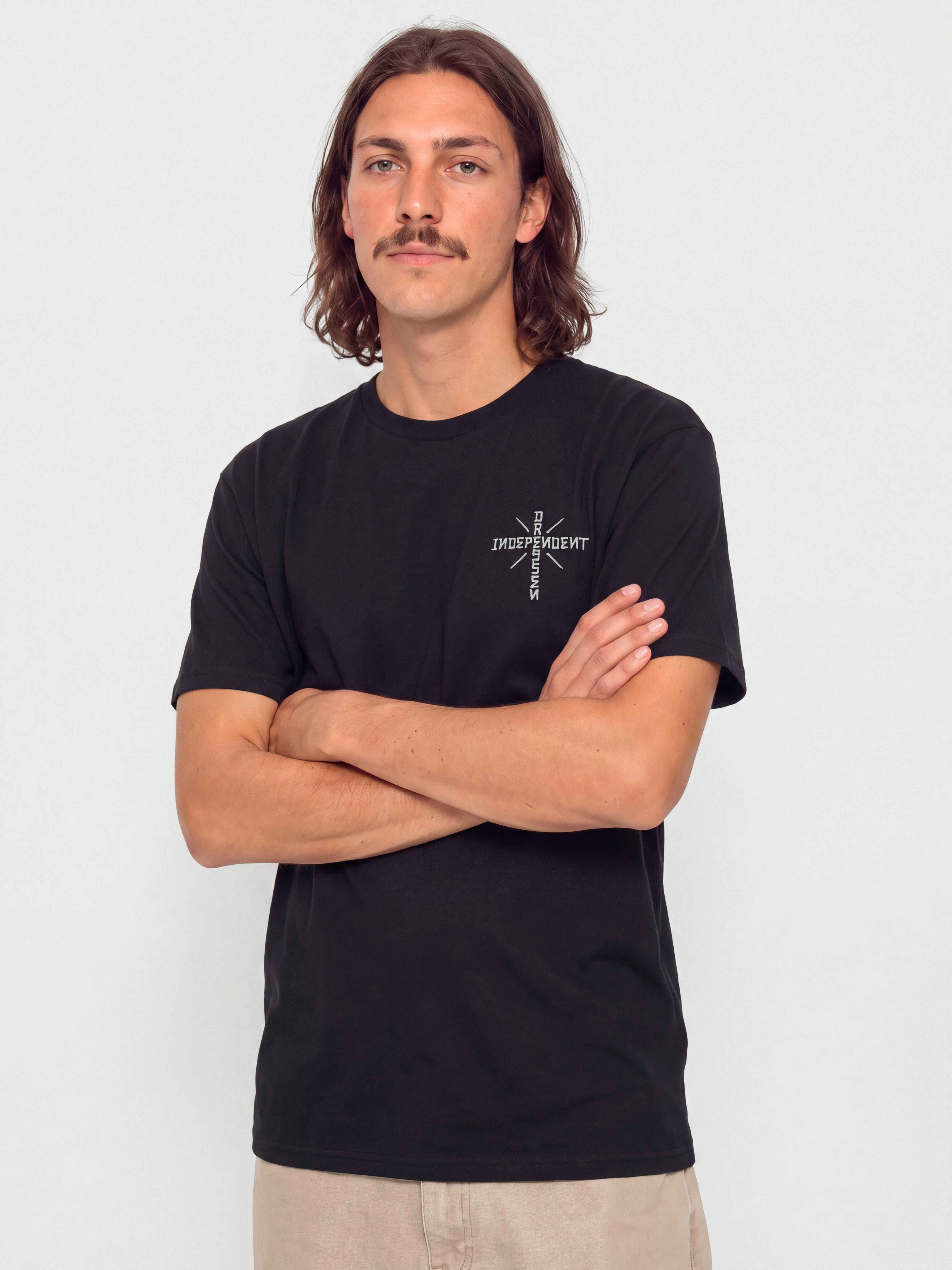 Independent T-Shirt Dressen Skull Rose (black)