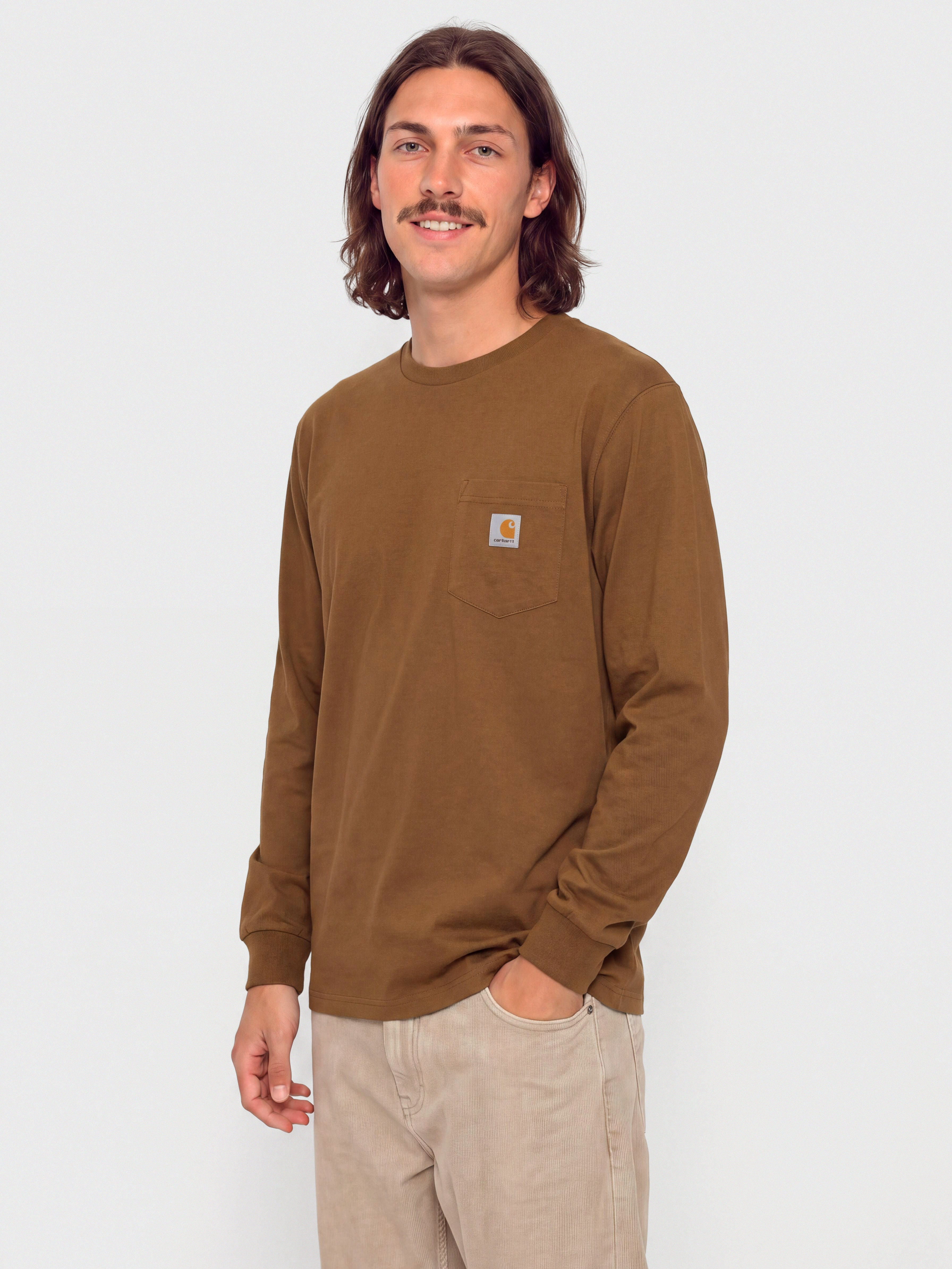Carhartt WIP Pocket Longsleeve (wip h brown)