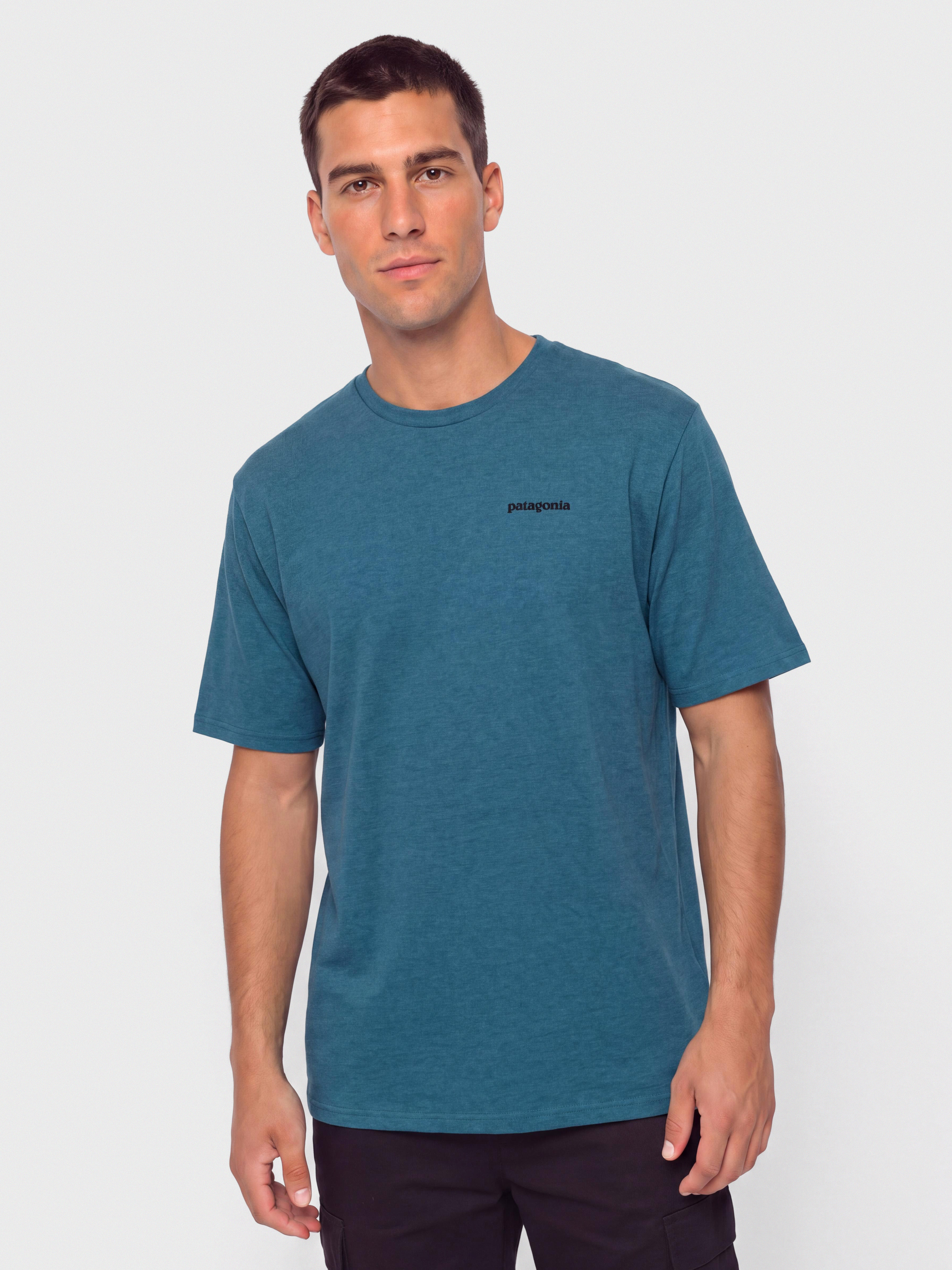 Patagonia P 6 Logo Responsibili T-shirt (glacial blue)