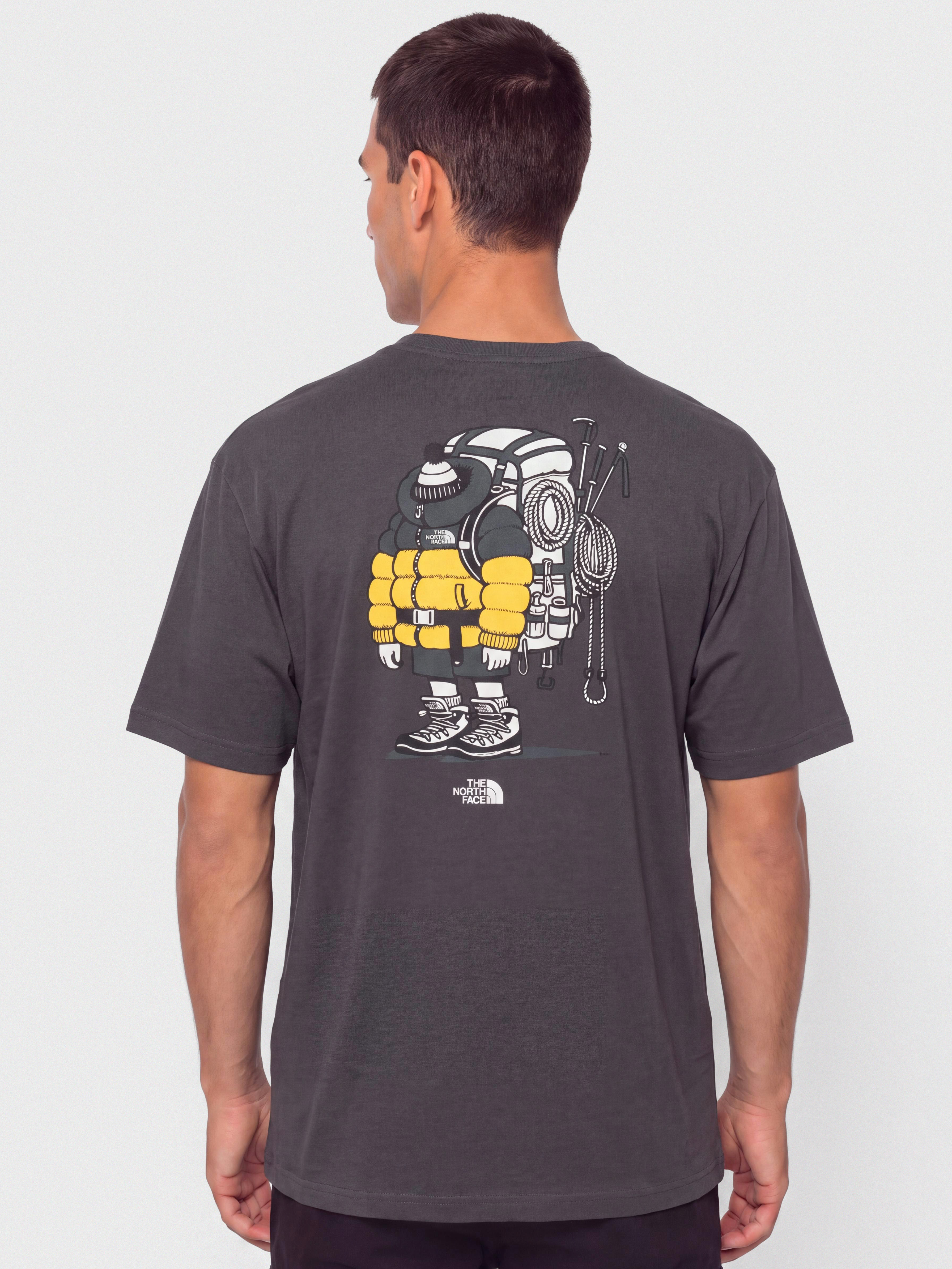 The North Face Gear Up Get Out Relaxed T-Shirt (anthracite grey)