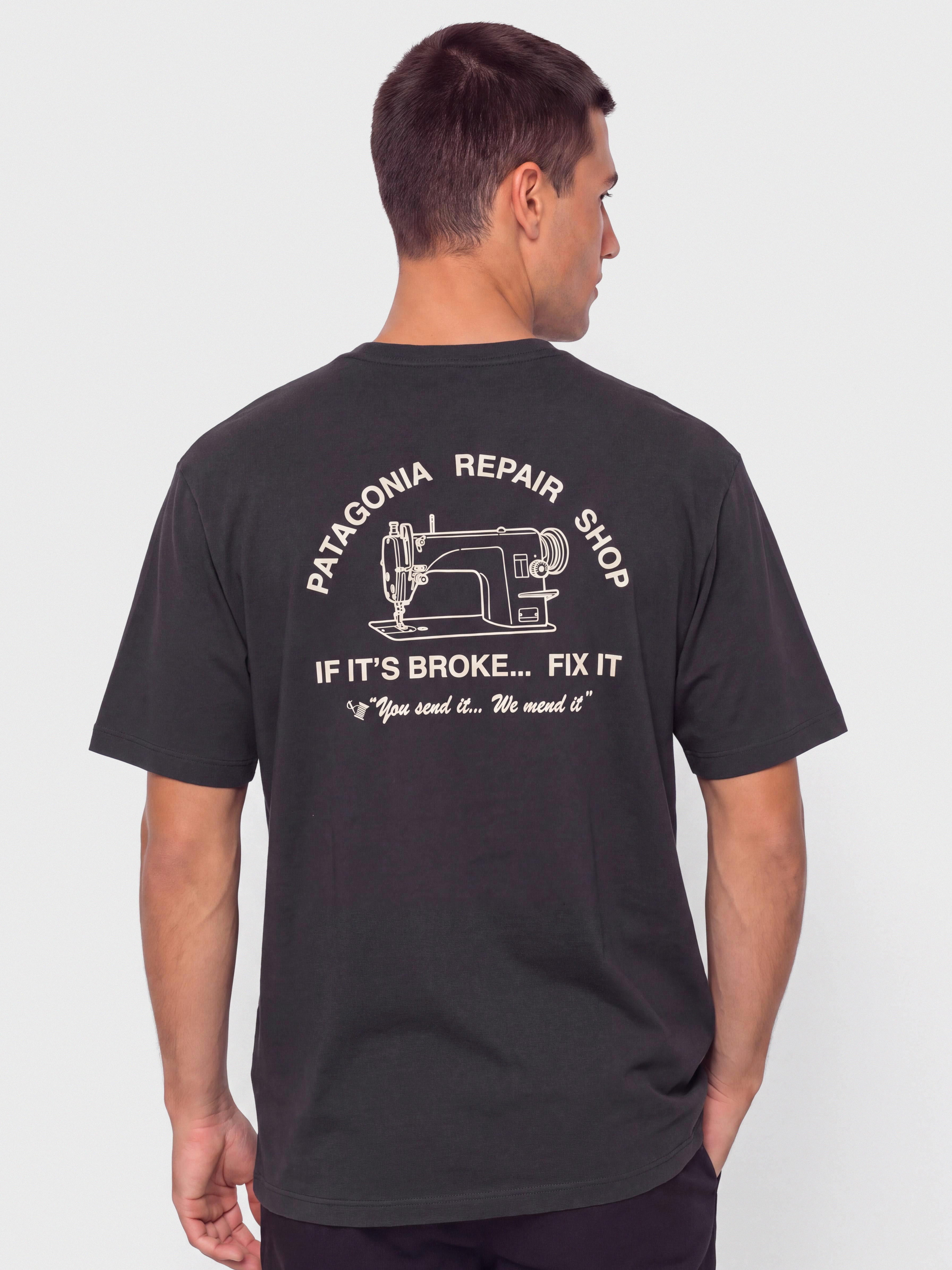 Patagonia Repair Shop T-Shirt (ink black)