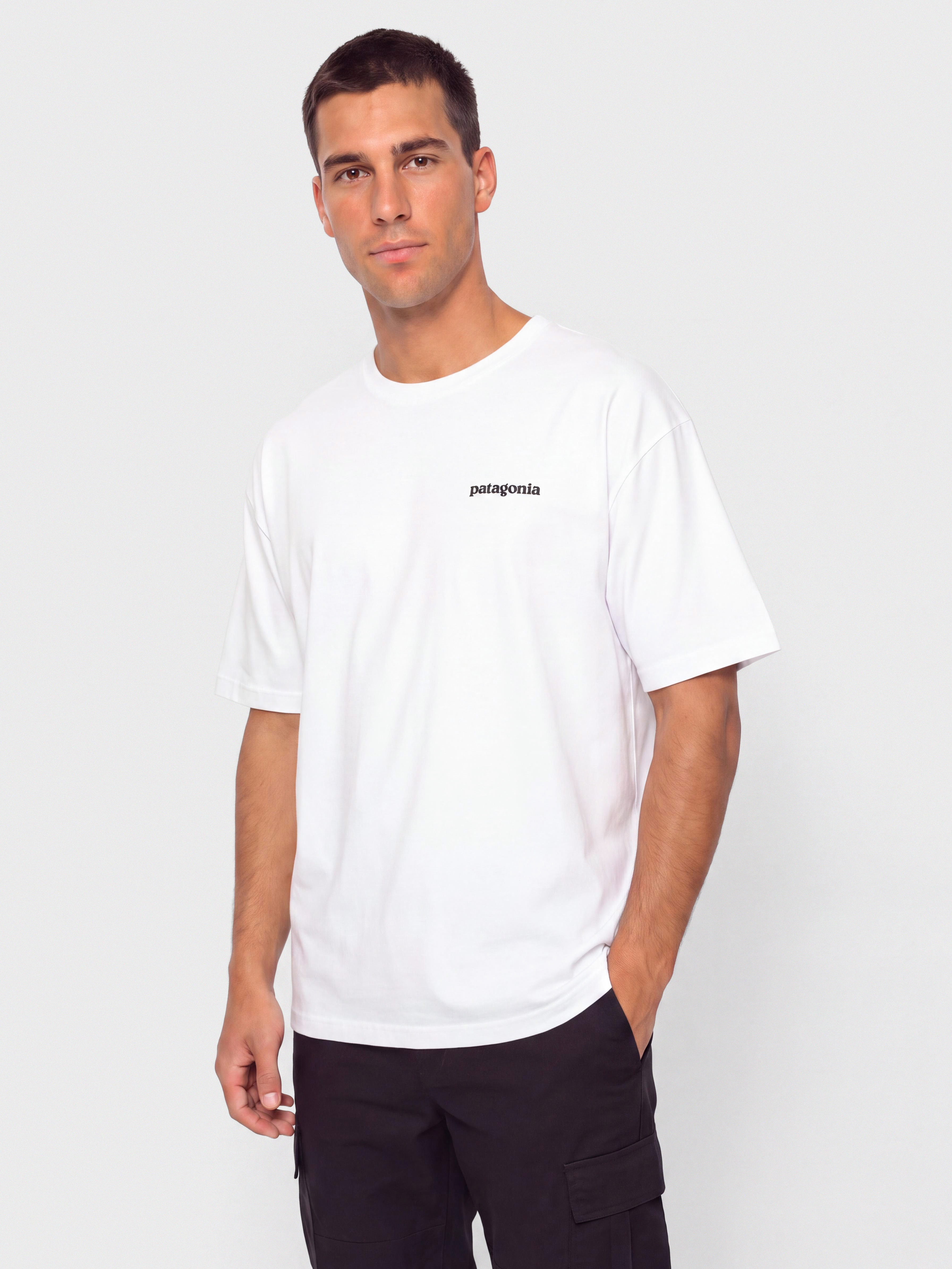 Patagonia P 6 Logo Responsibili T-shirt (fiber white)