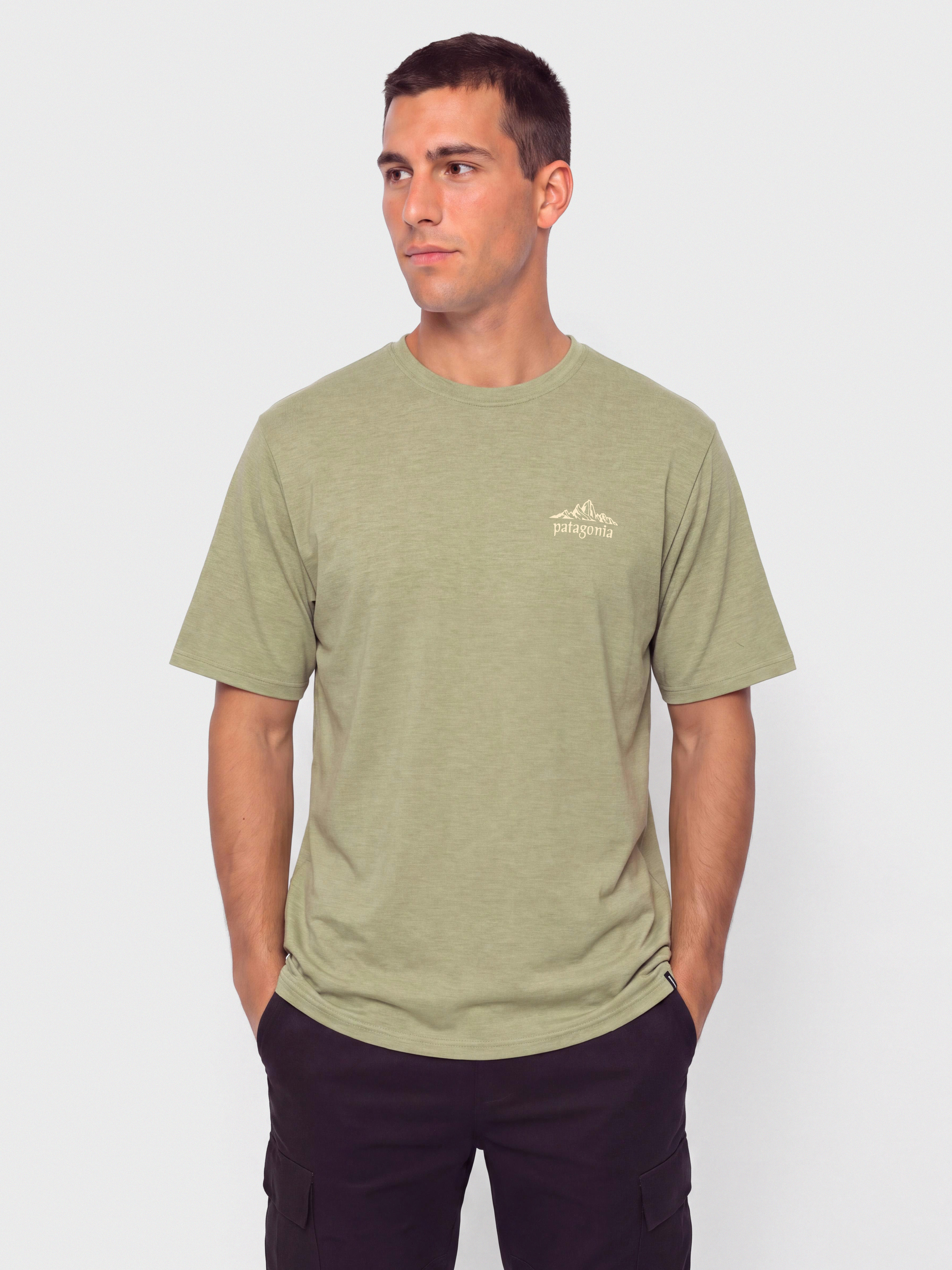 Patagonia Cap Cool Daily Cloud Crag T-shirt (gumtree green light gumtree green x dye)