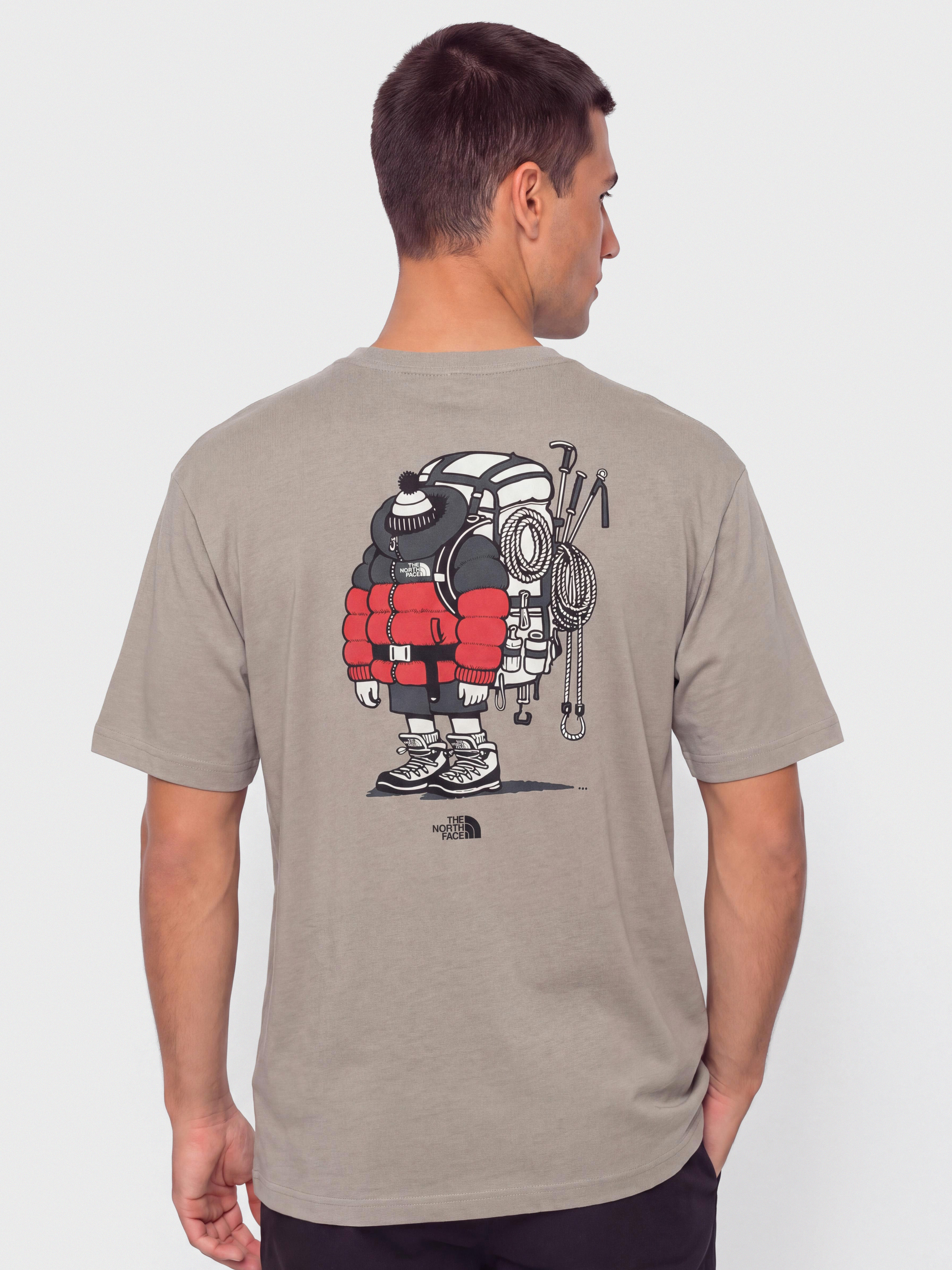 The North Face Gear Up Get Out Relaxed T-Shirt (stone slab)