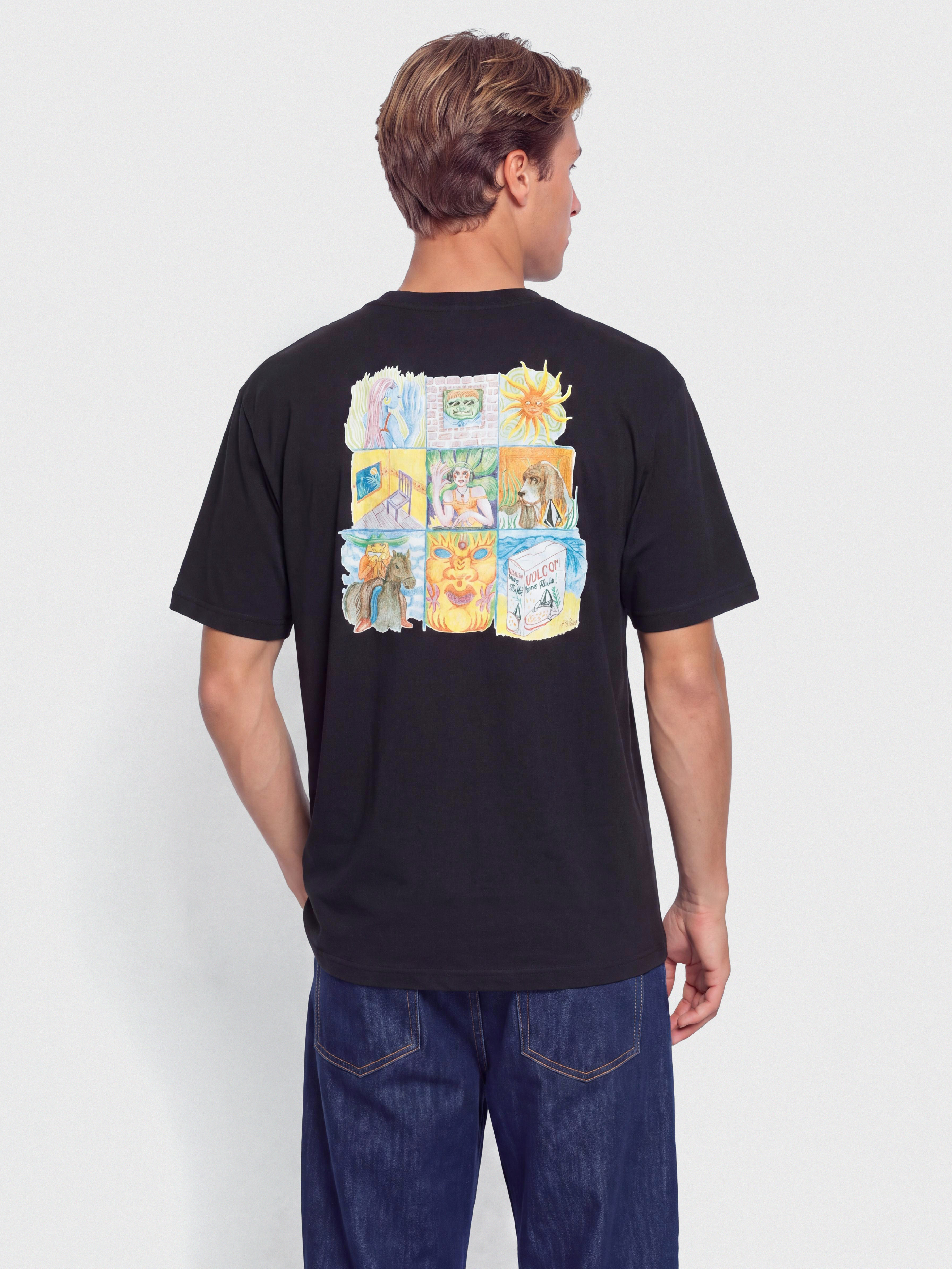 Volcom T-Shirt Double Fantasy Lse (black)