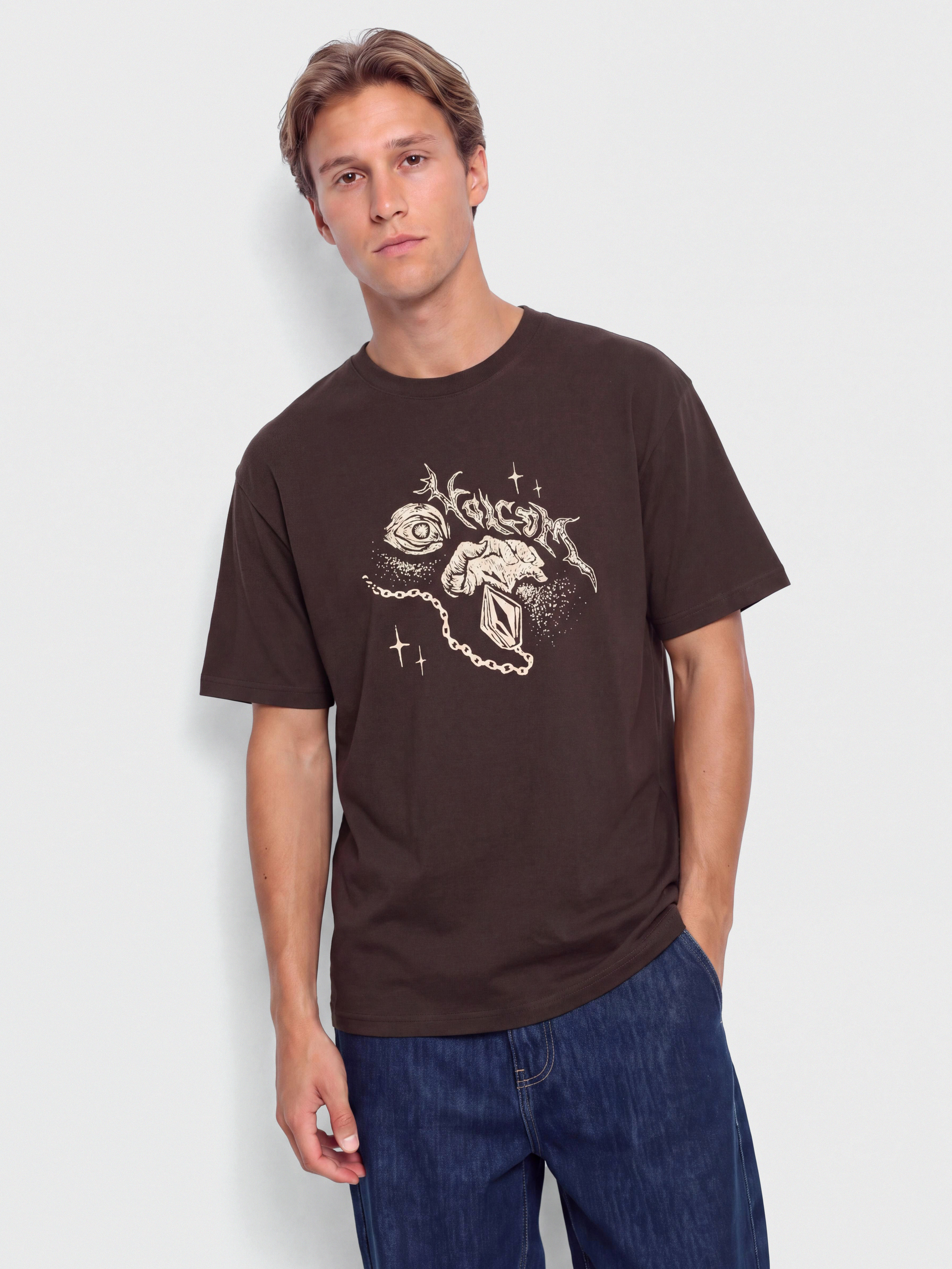 Volcom Death Truction Lse T-Shirt (cacao)