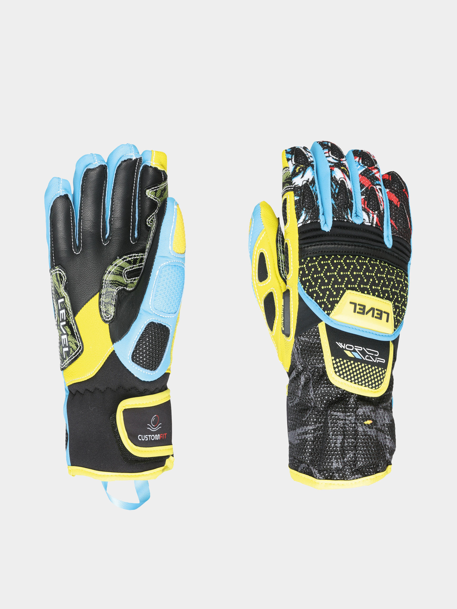 Level Gloves Worldcup Jr Cf JR (yellow blue)