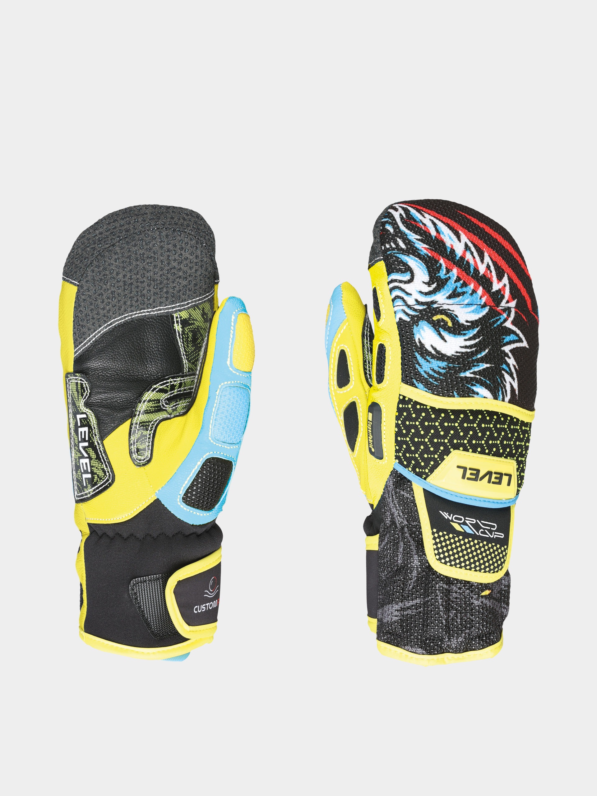 Level Gloves Worldcup Jr Cf Mitt JR (yellow blue)