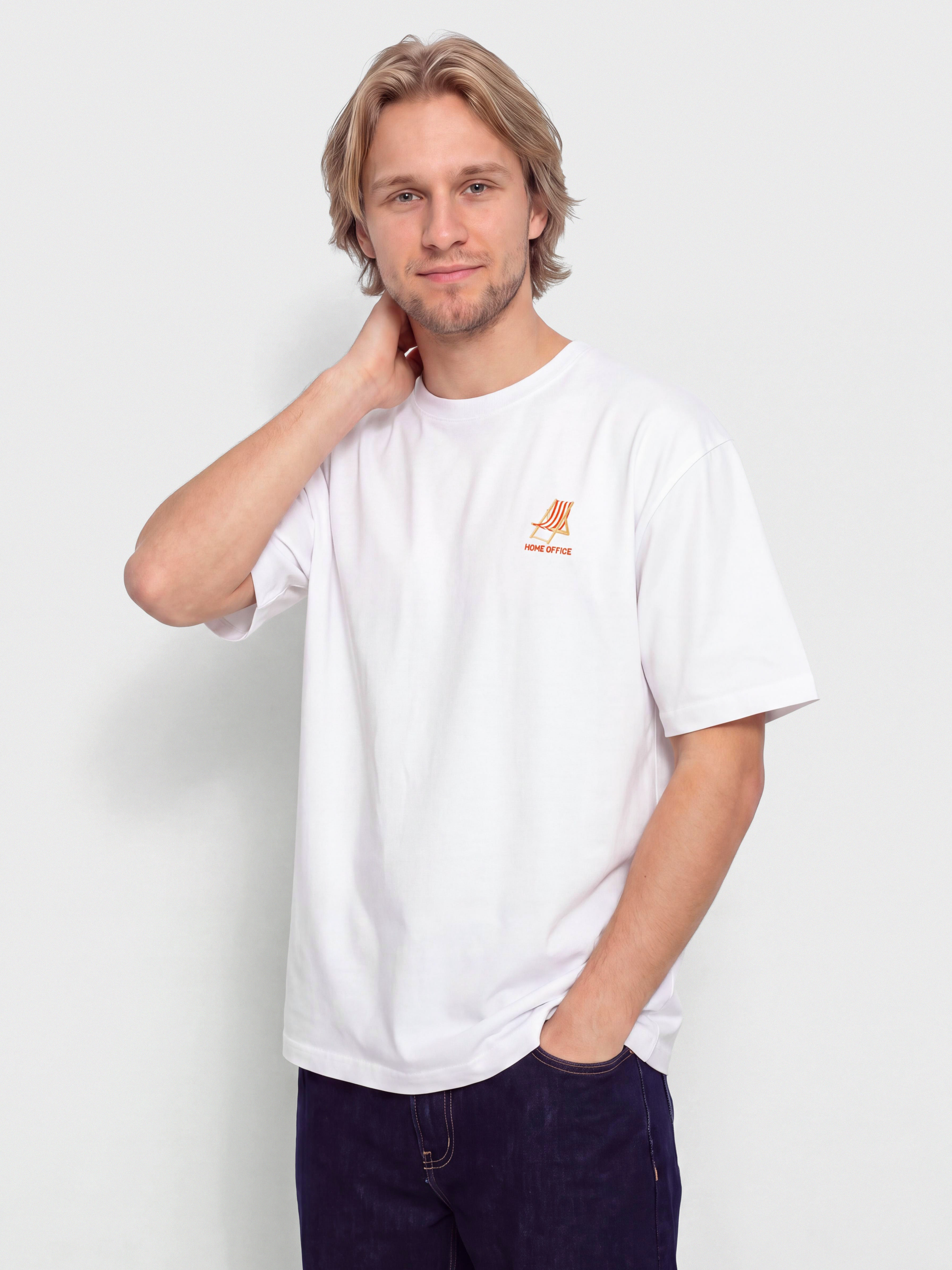 Iriedaily T-Shirt Homeoffice (white)