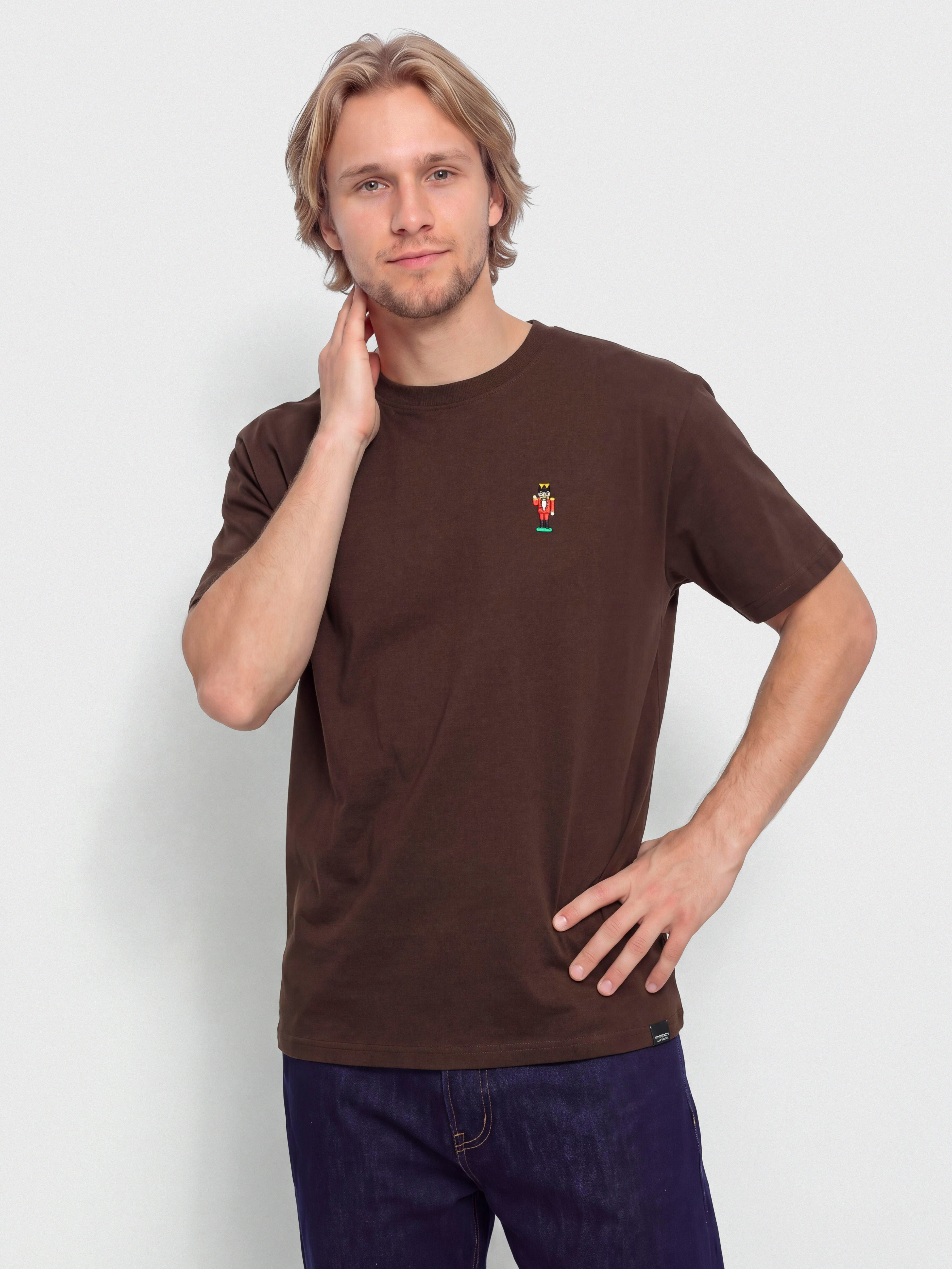 Iriedaily Nutcrax Emb T-Shirt (dark coffee)