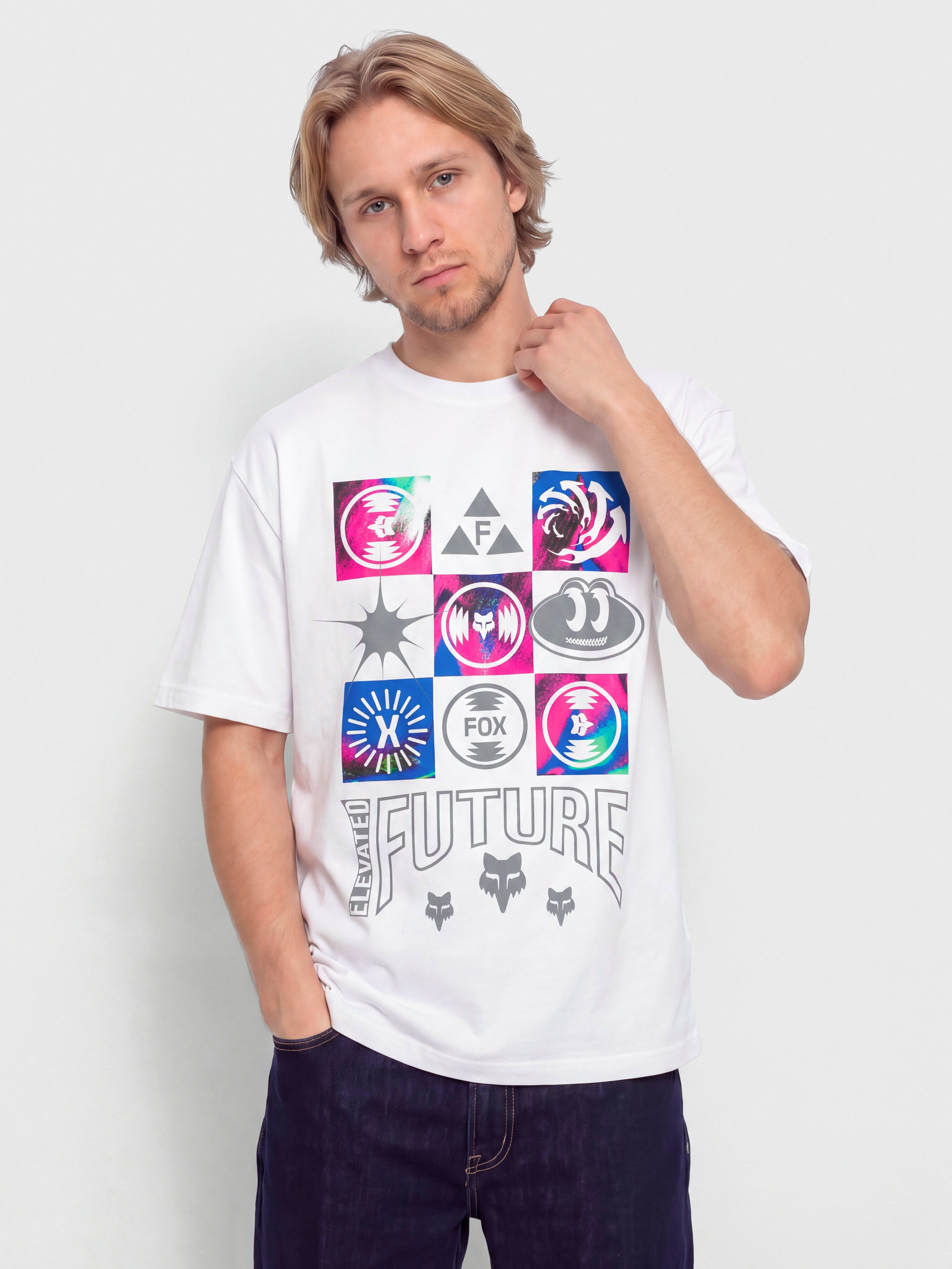 Fox Image Cosmo Mw Oversized T-Shirt (white)