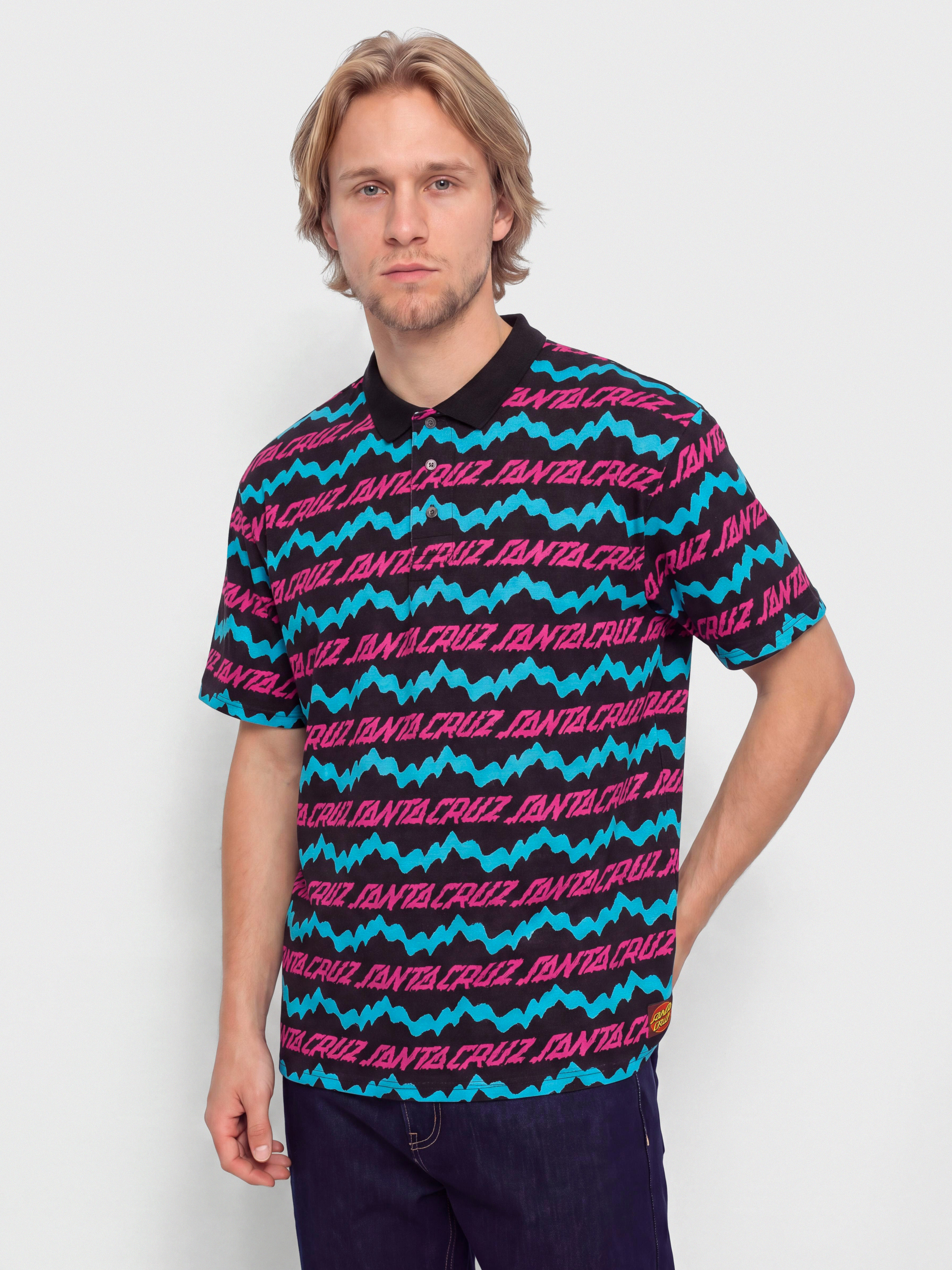 Santa Cruz T-Shirt Slime Drip Polo (black)