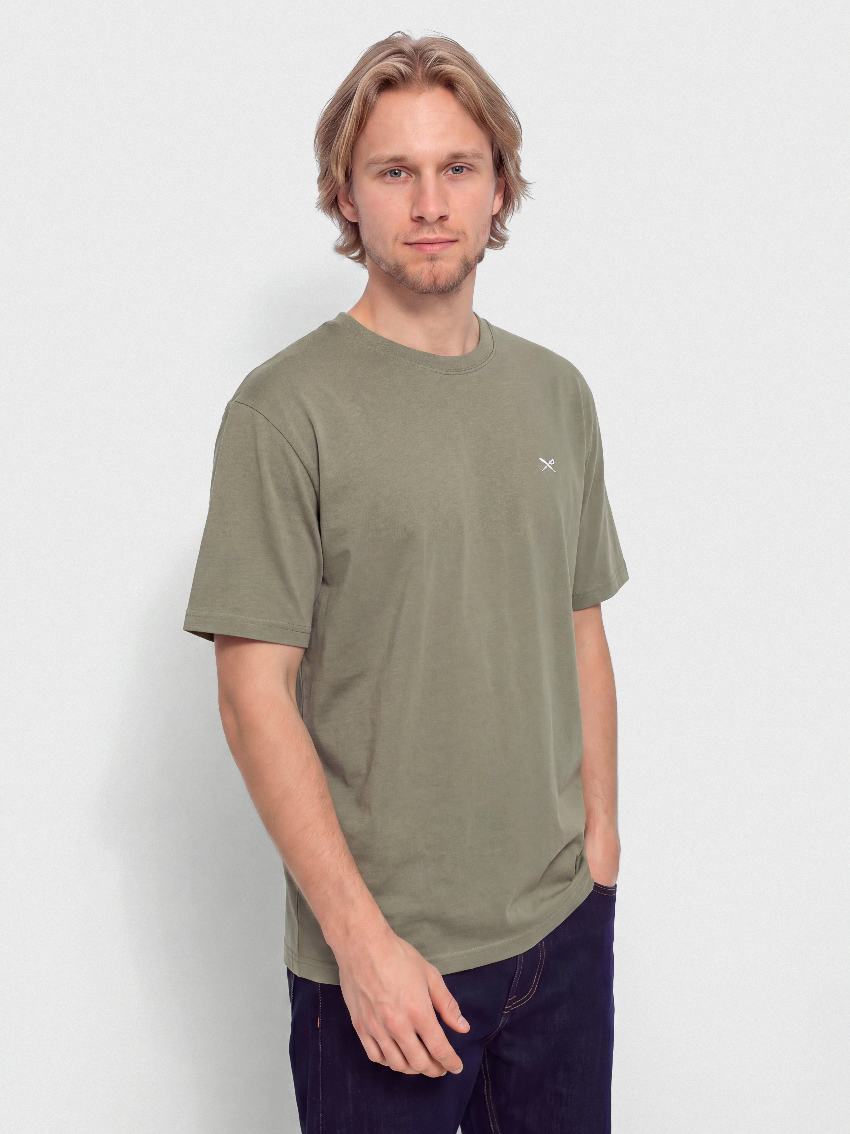 Iriedaily Mini Flag Relaxed T-Shirt (smokey olive)