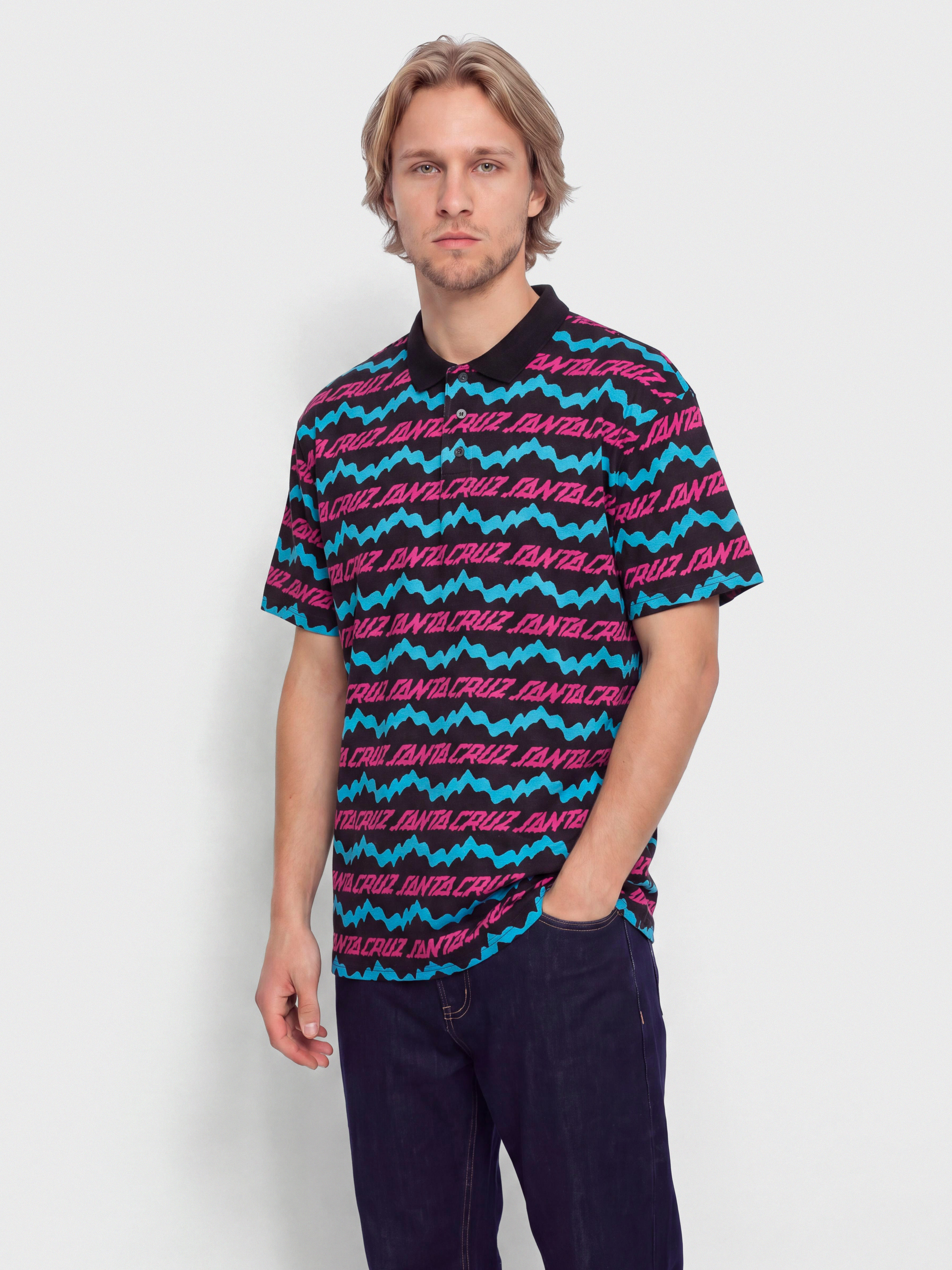 Santa Cruz T-Shirt Slime Drip Polo (black)