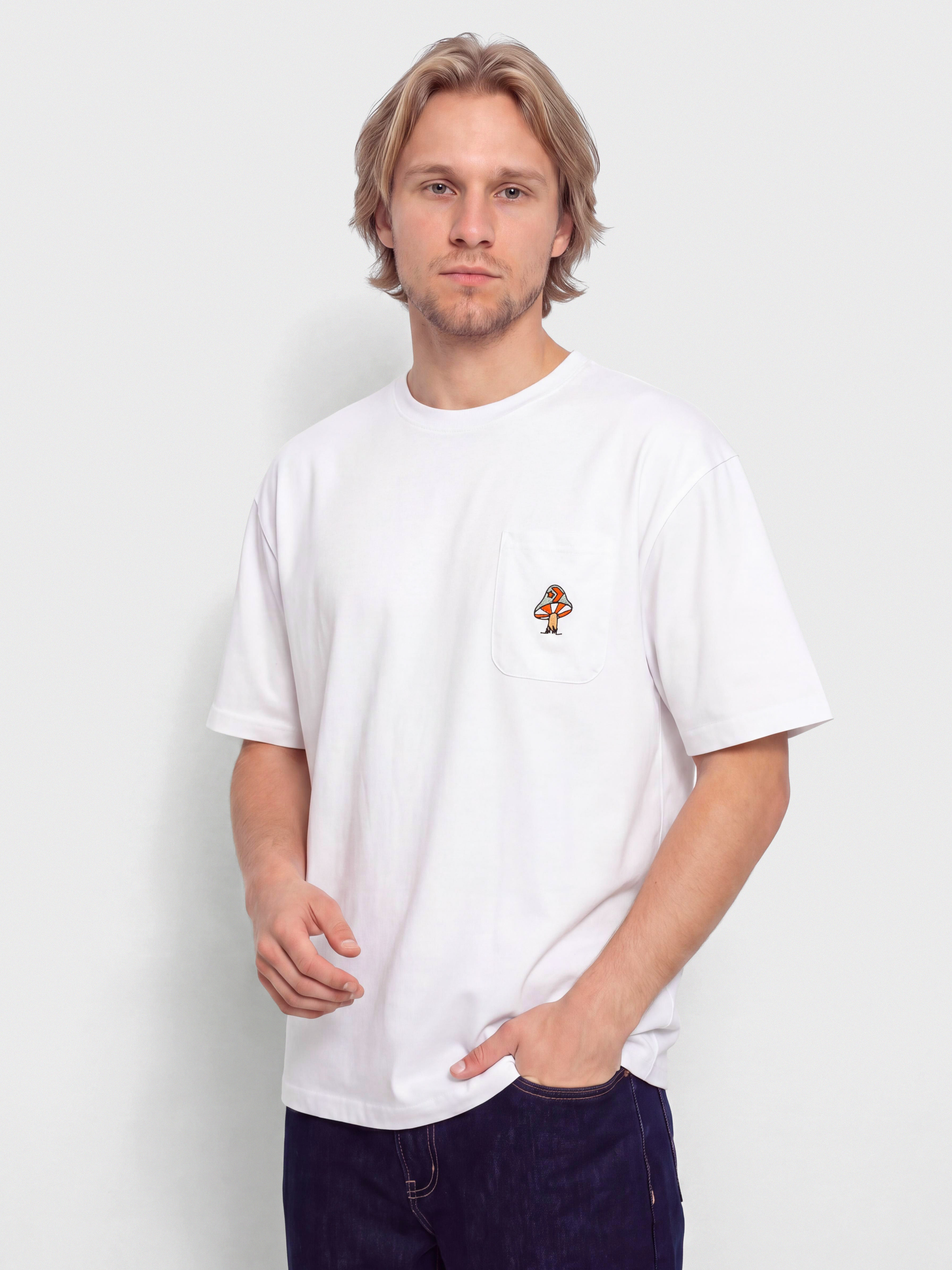 Converse Mushroom Star Chevron T-Shirt (optical white)