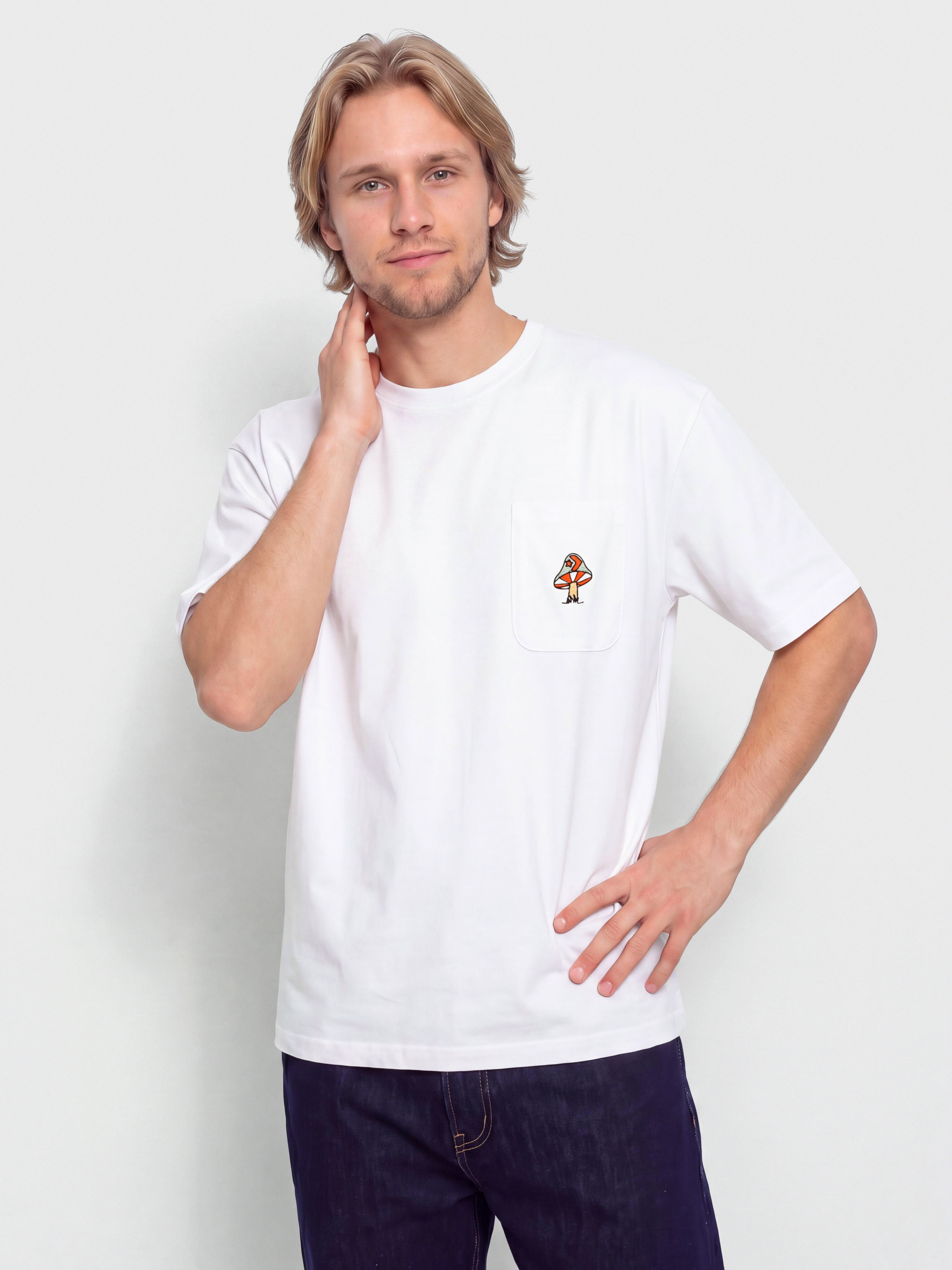 Converse Mushroom Star Chevron T-Shirt (optical white)