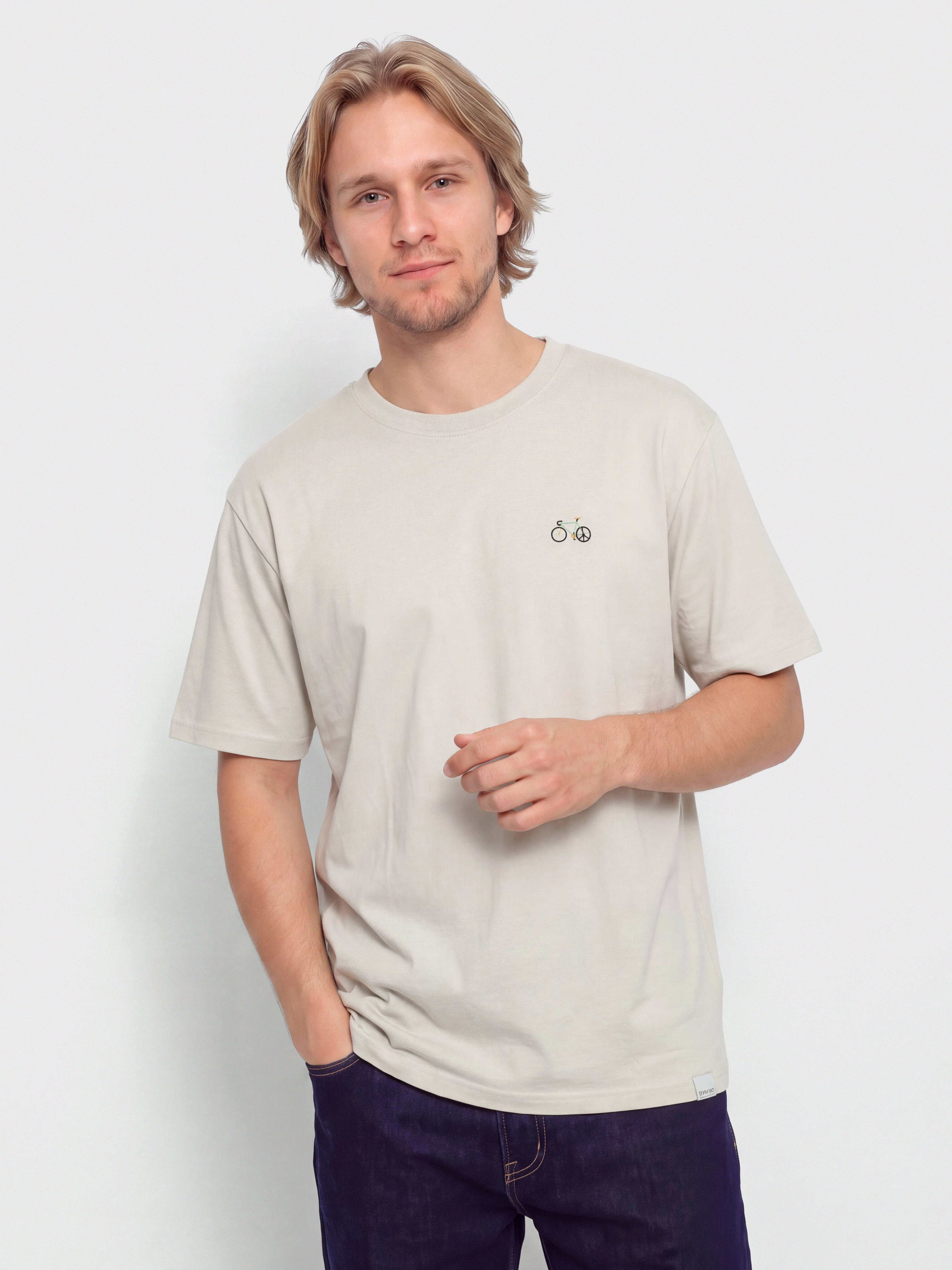 Iriedaily Peaceride Emb T-Shirt (cloud grey)