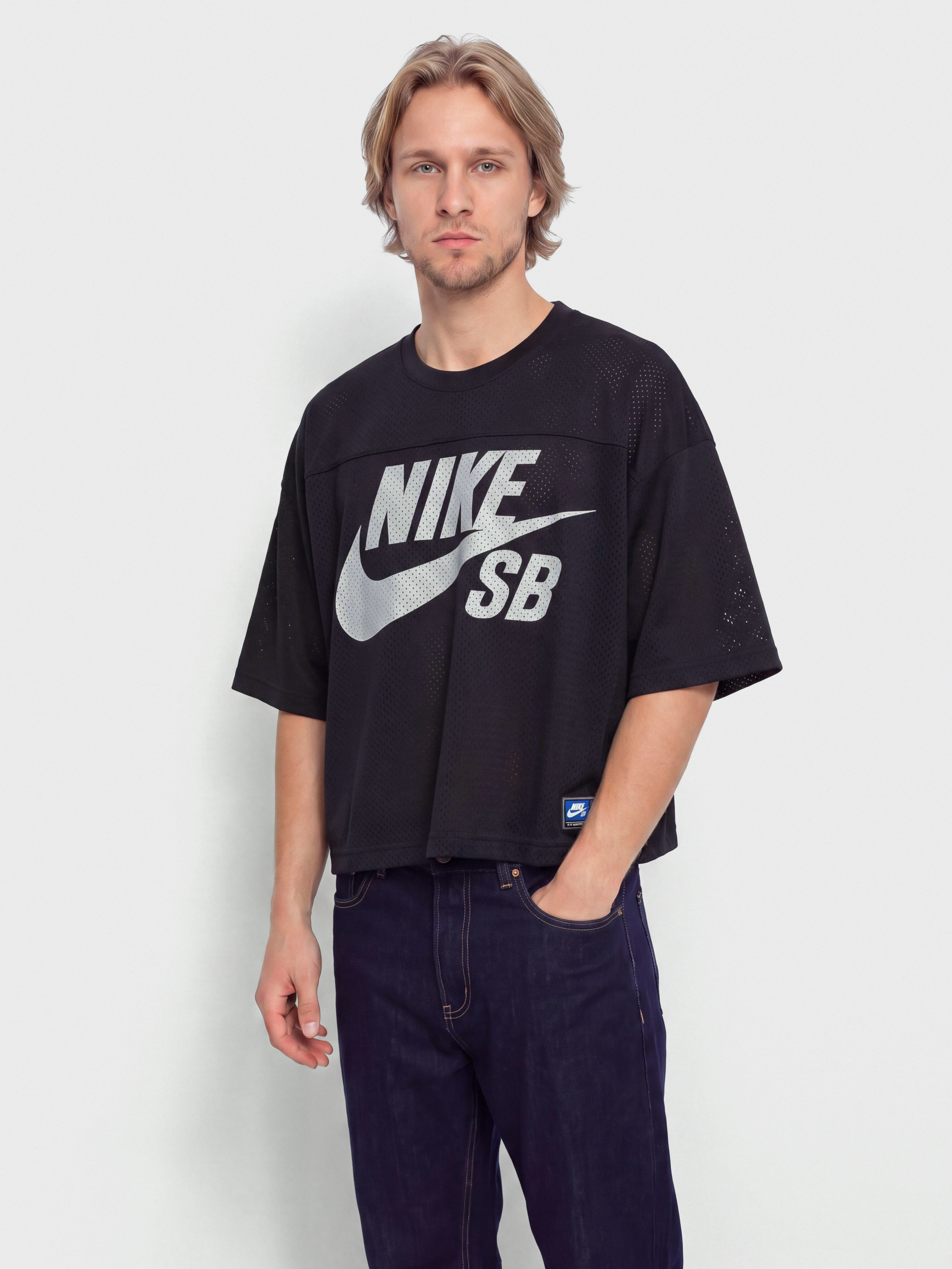 Nike SB Gfx Mesh T-Shirt (black)