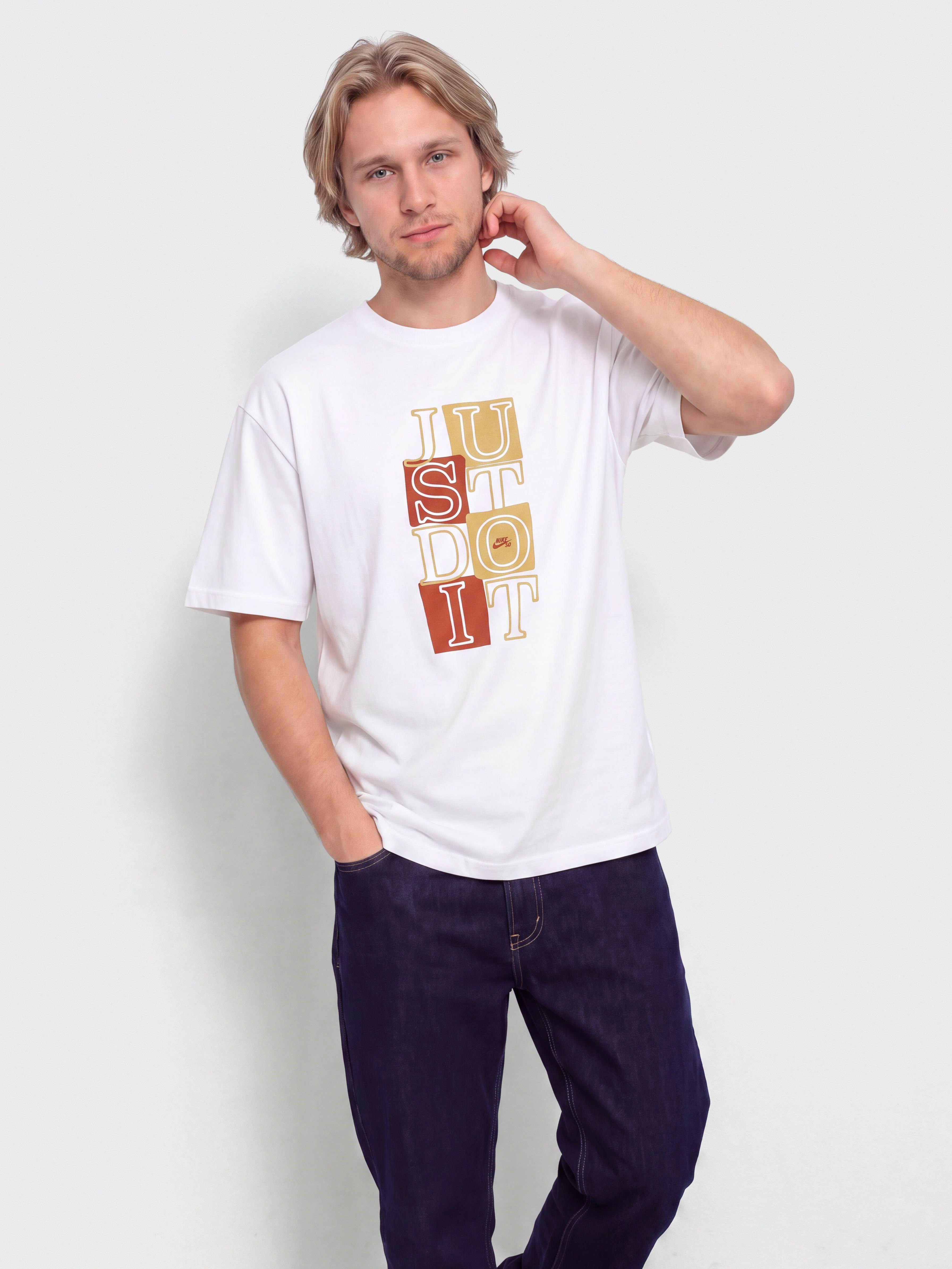 Nike SB Remake JDI T-Shirt (summit white)