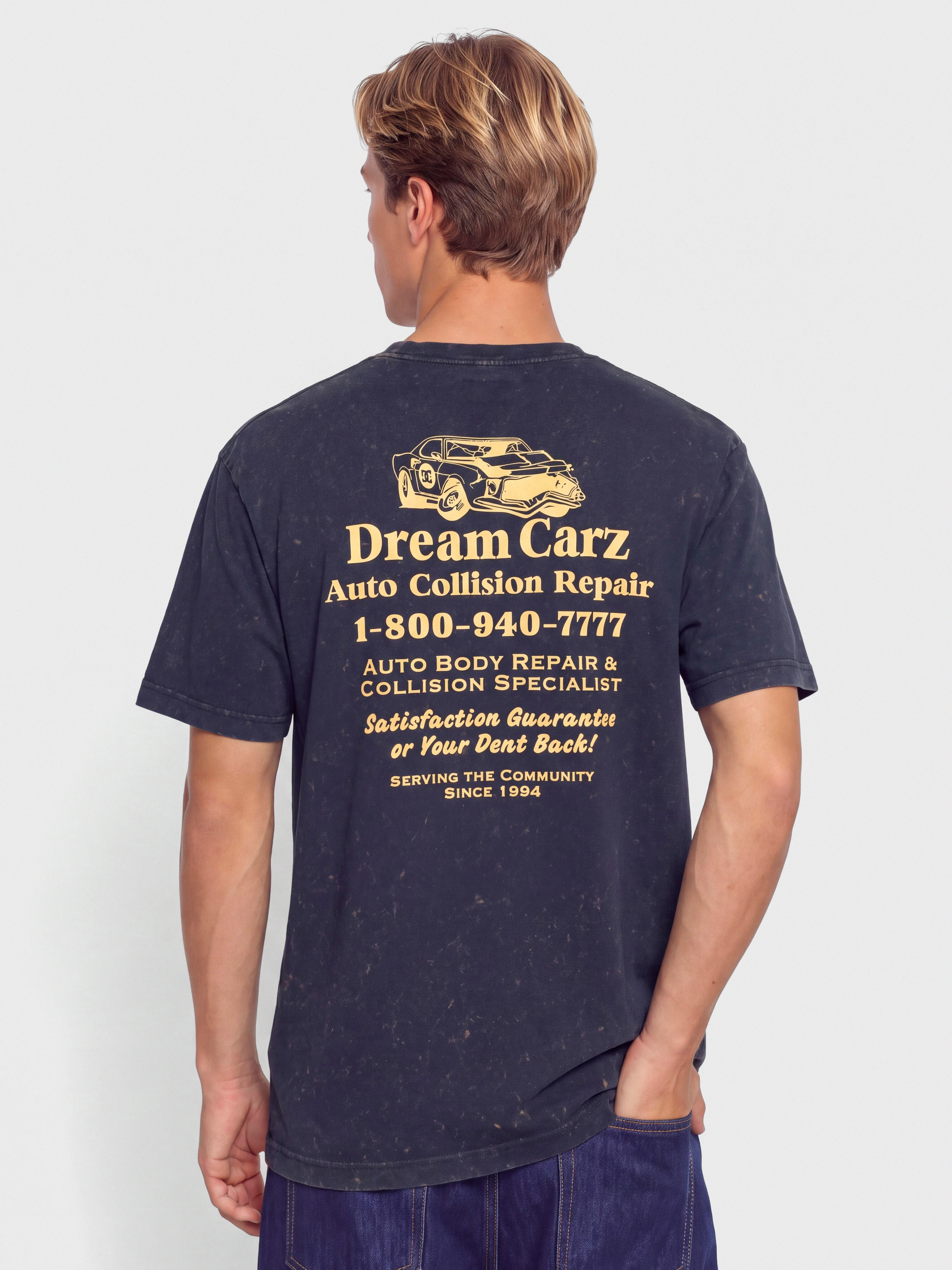 DC Fix Up T-Shirt (dress blues rain wash)