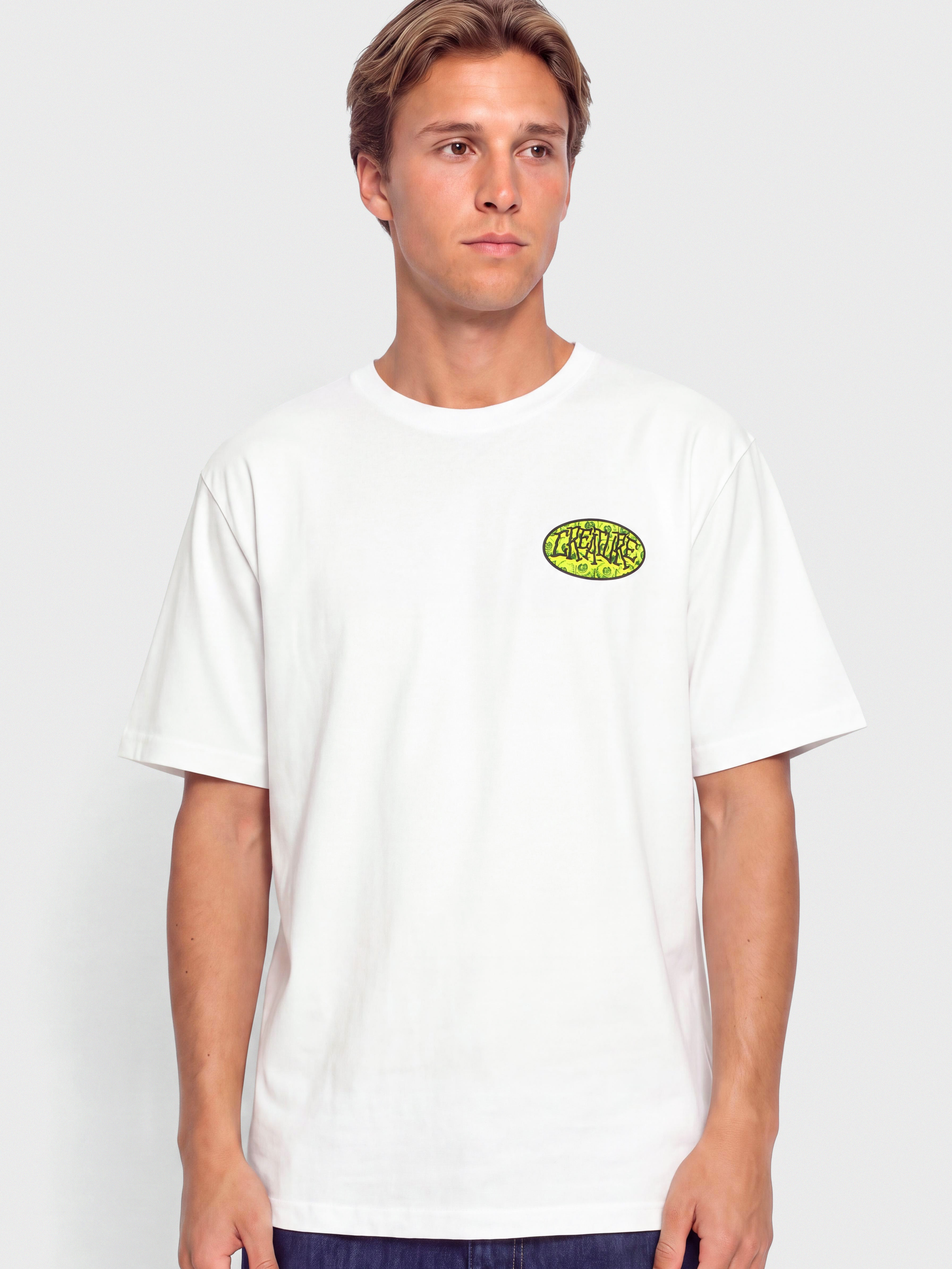 Creature Crash And Burn T-Shirt (white)