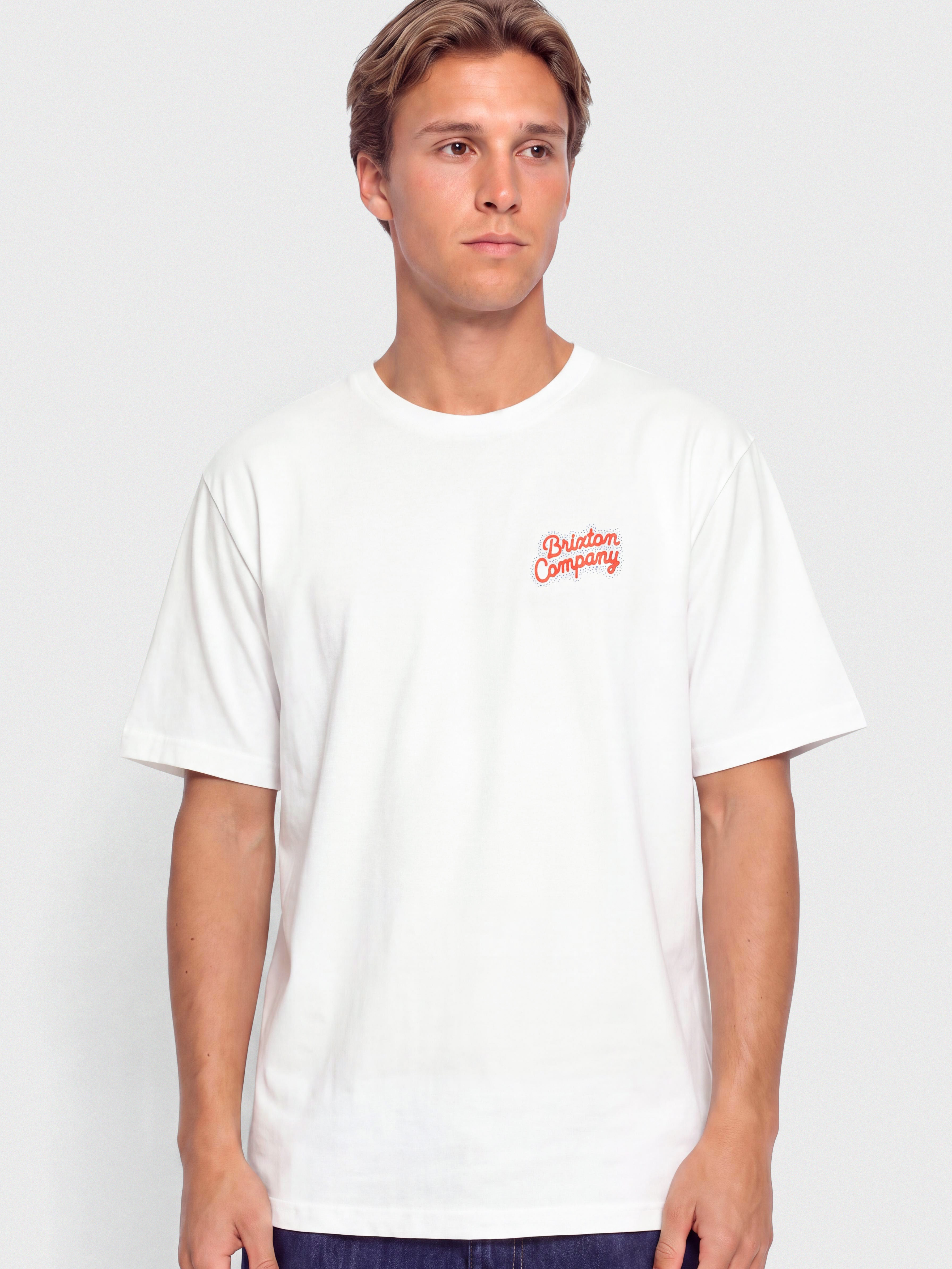 Brixton Stay While Std T-Shirt (white)