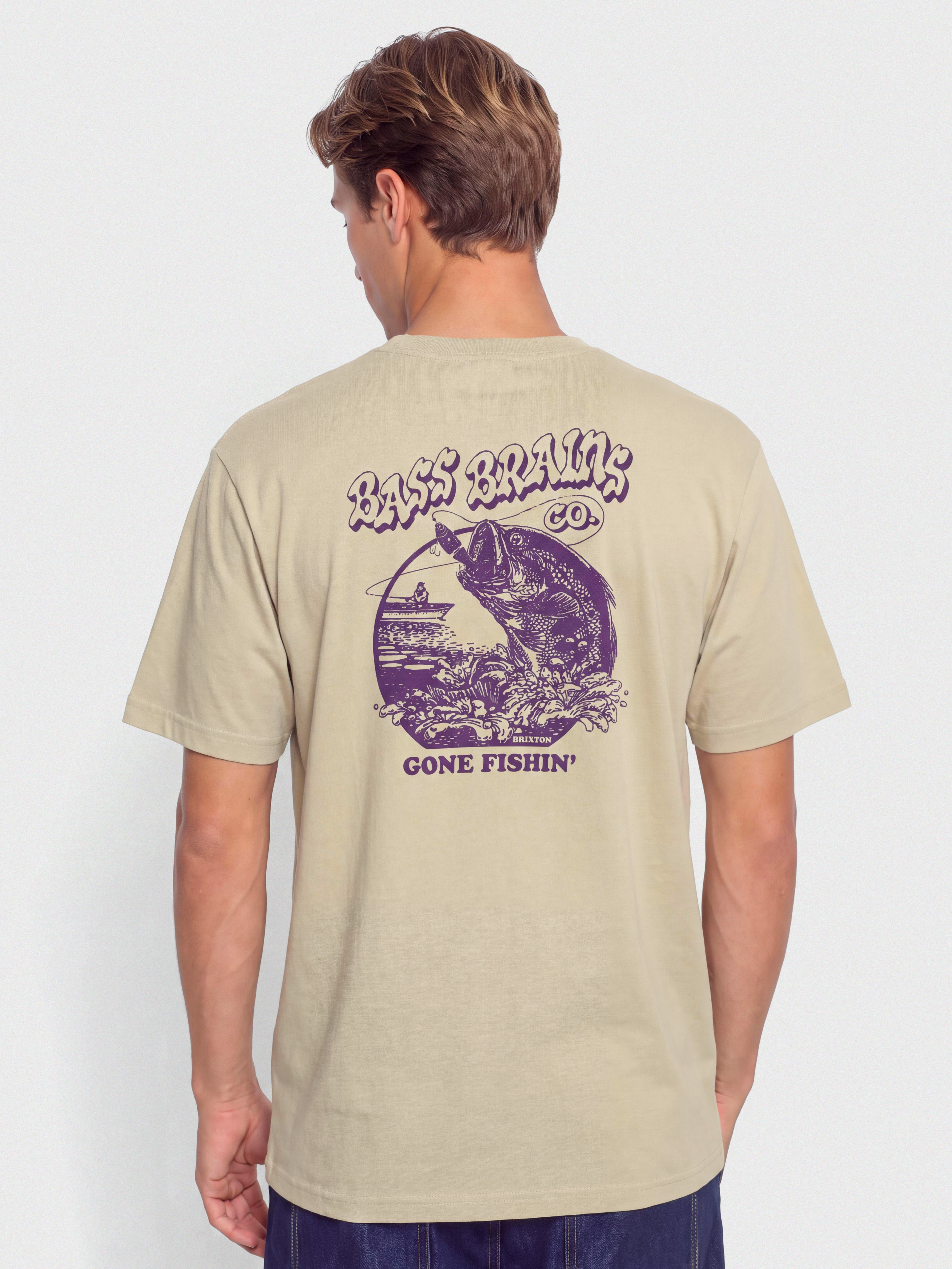 Brixton Bass Brains Gf T-shirt (sustained grey)