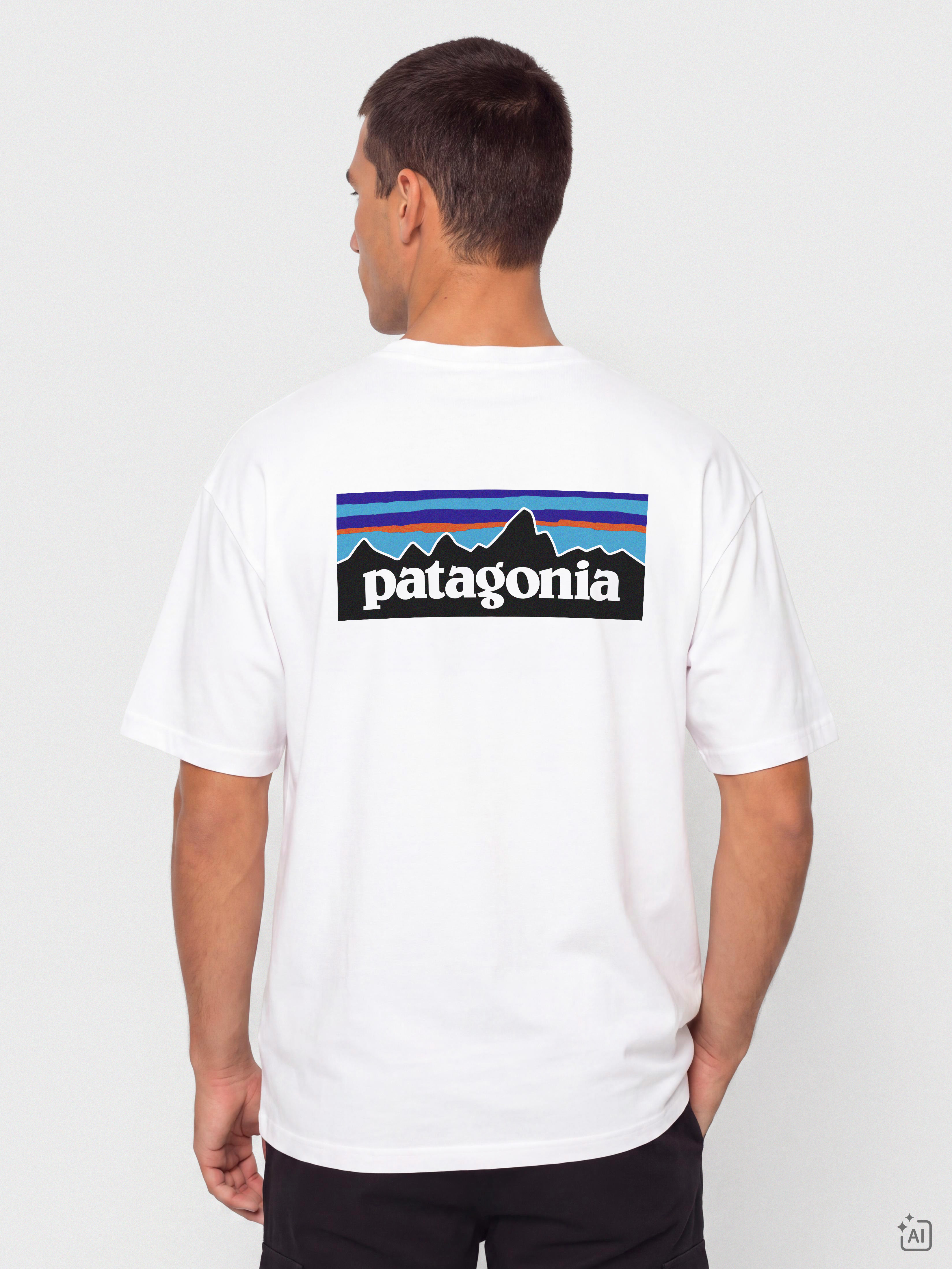 Patagonia P6 Logo Responsibili T-shirt (white)