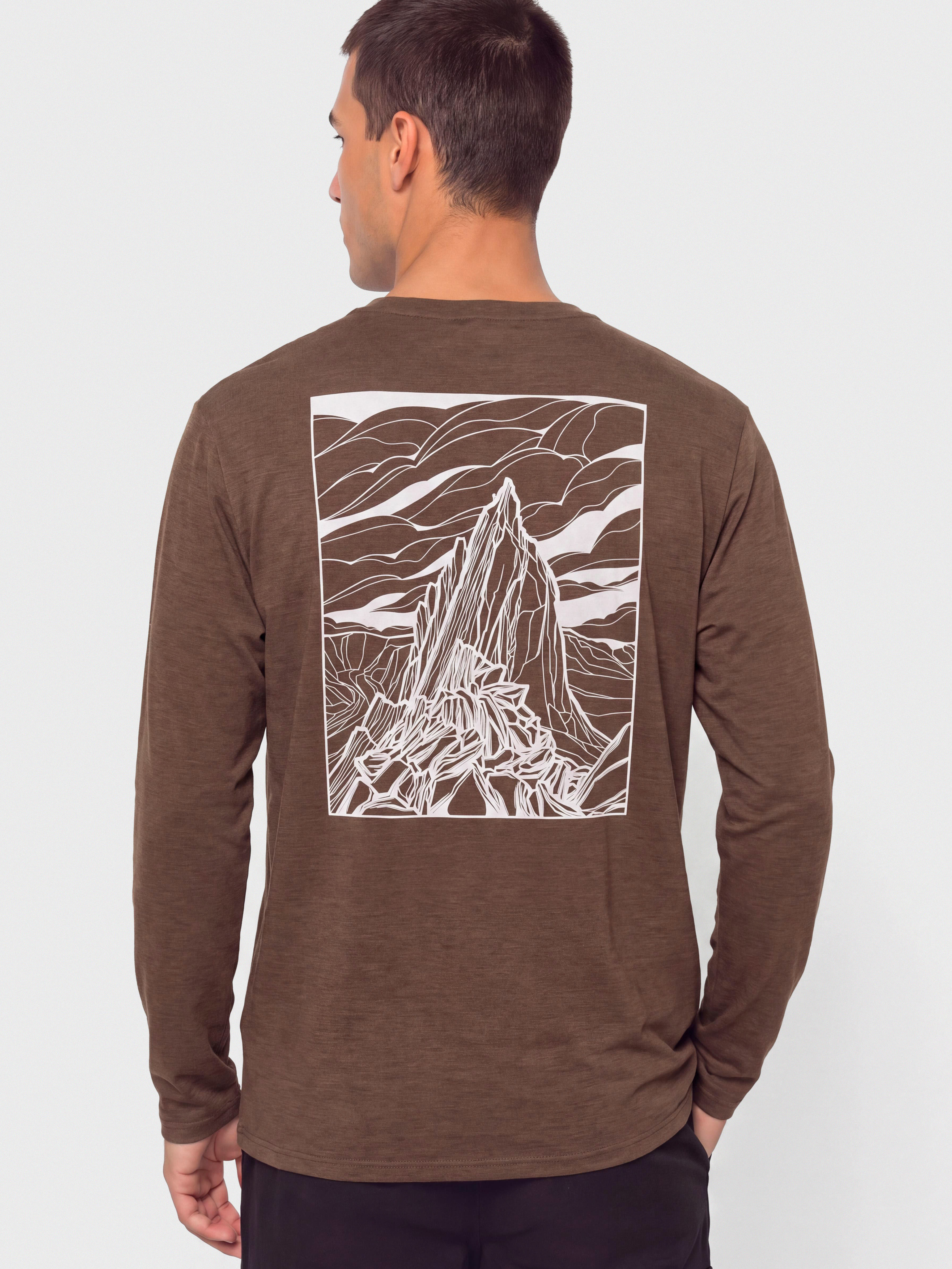 Patagonia Cap Cool Daily Cloud Crag Longsleeve (berm brown light berm brown x dye)