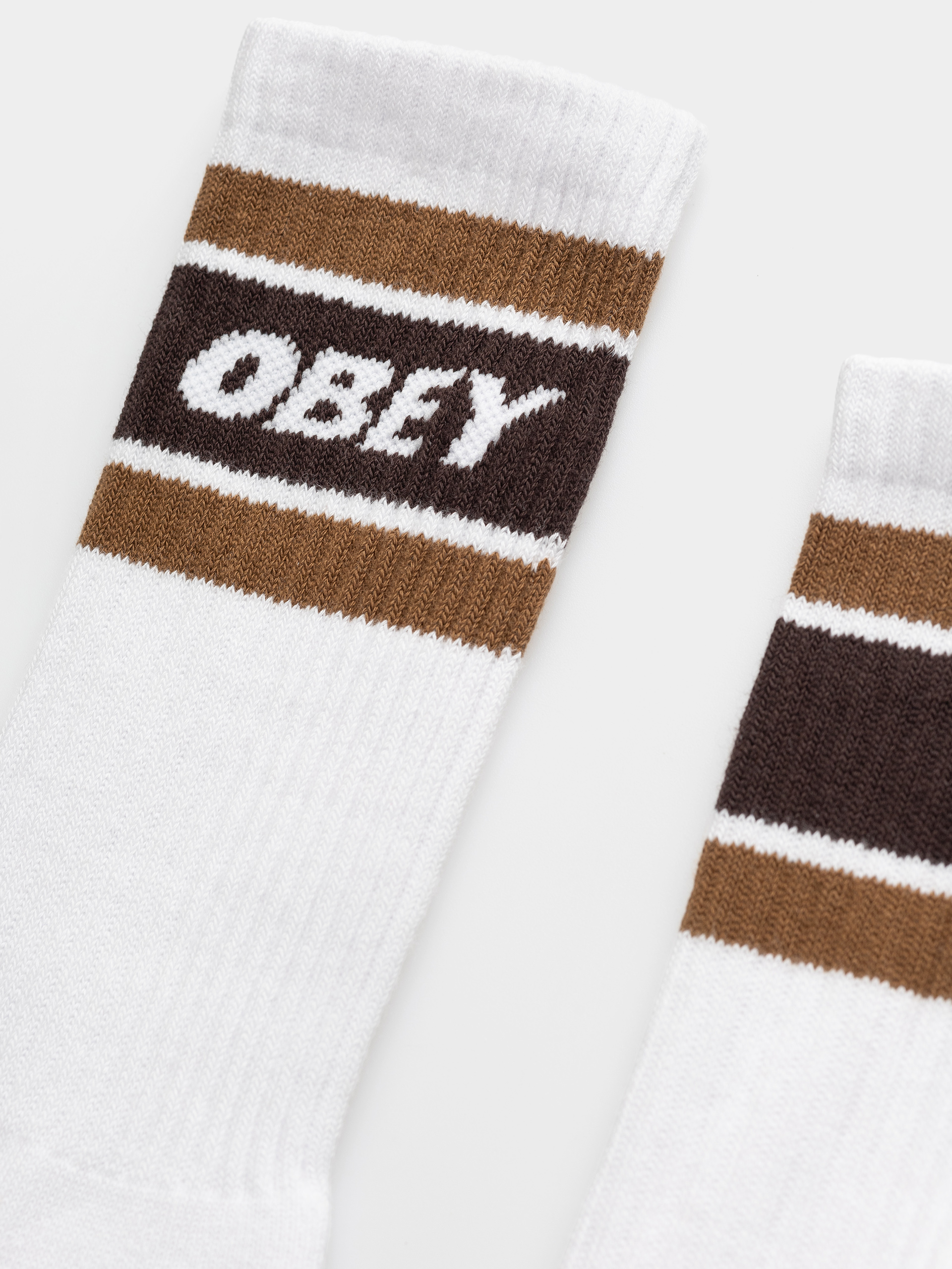 OBEY Socken Cooper II (white/demitasse)