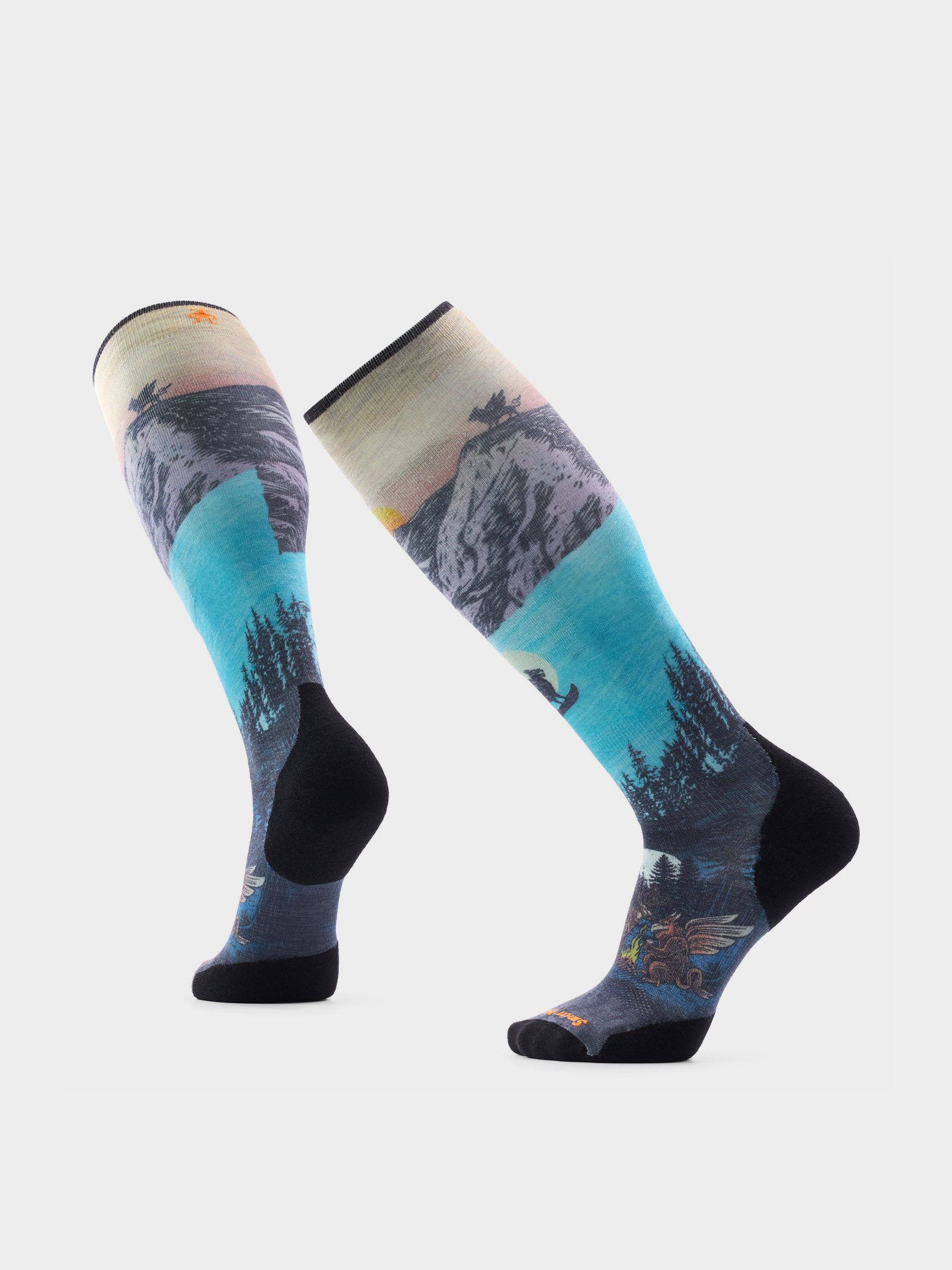 Smartwool Socks Ski Targeted Cushion Winter Phase Print Otc