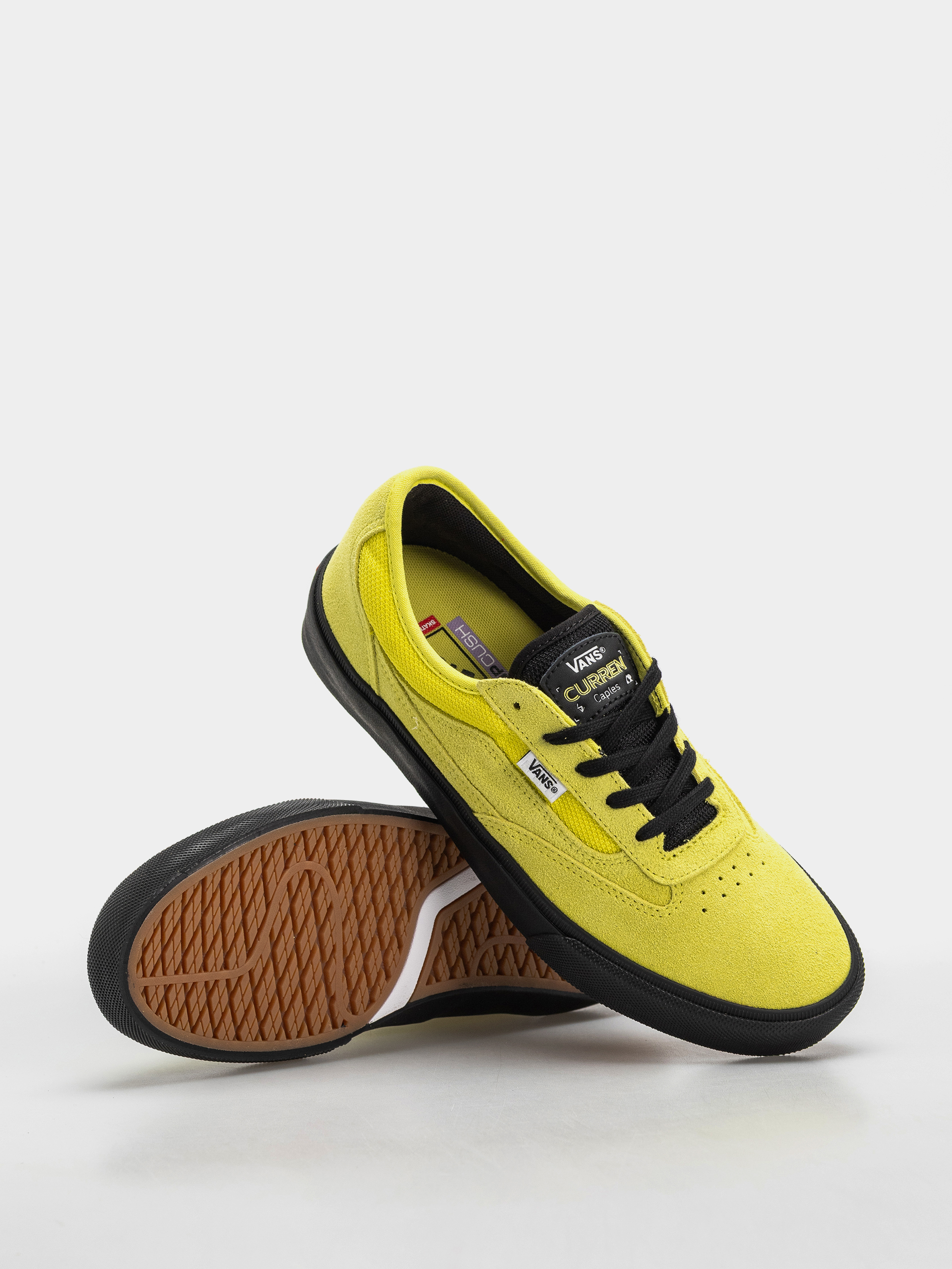Vans Skate Curren Caples Shoes (fluro lime/black)