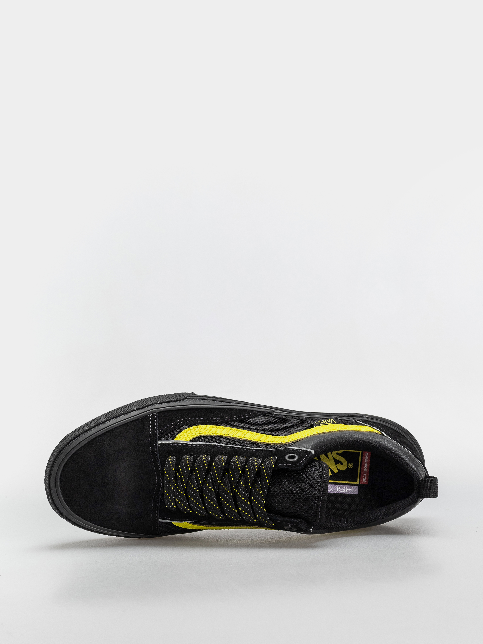 Vans Skate Old Skool Wafflecup Shoes (black/lime)