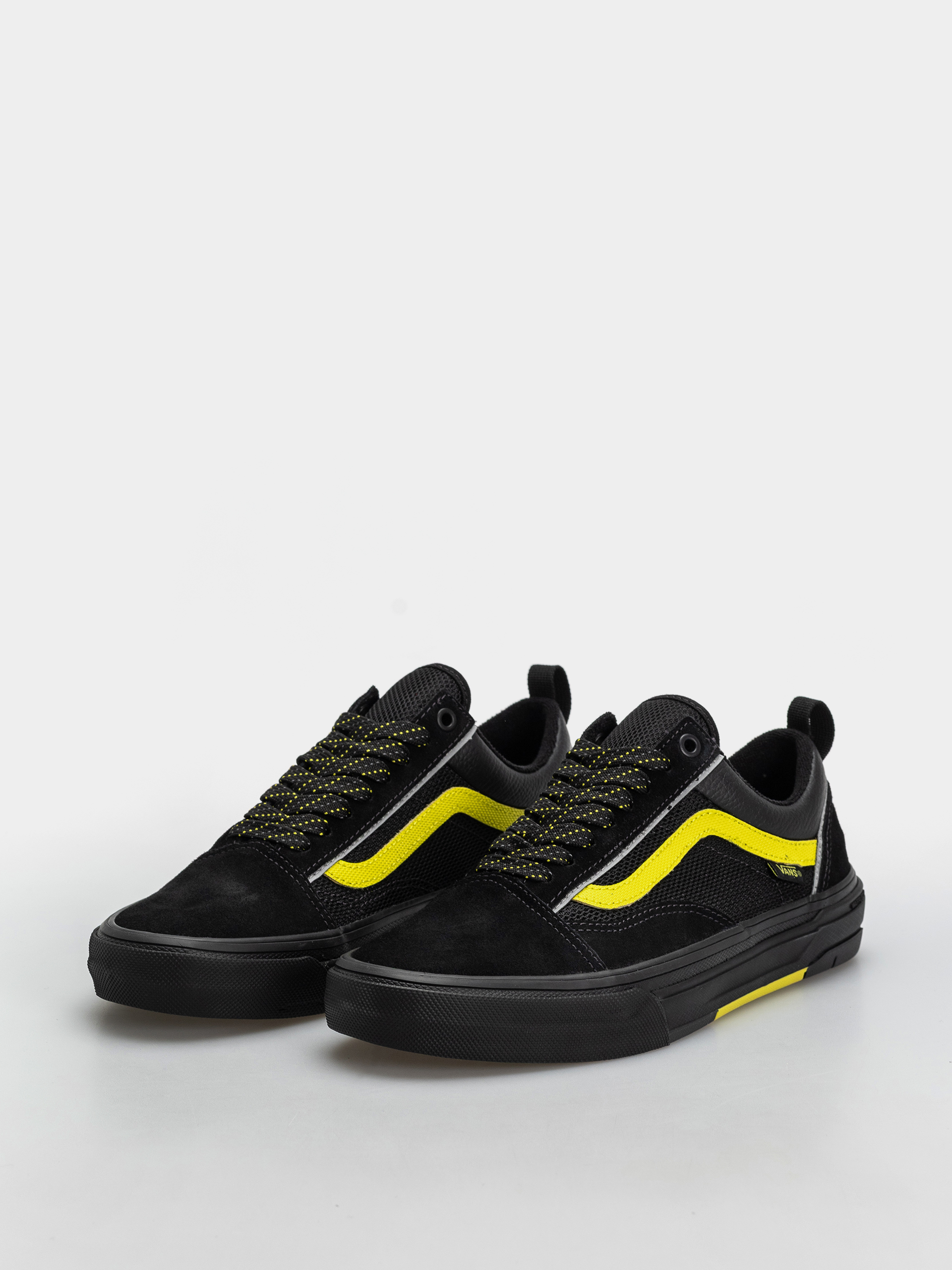 Vans Skate Old Skool Wafflecup Shoes (black/lime)