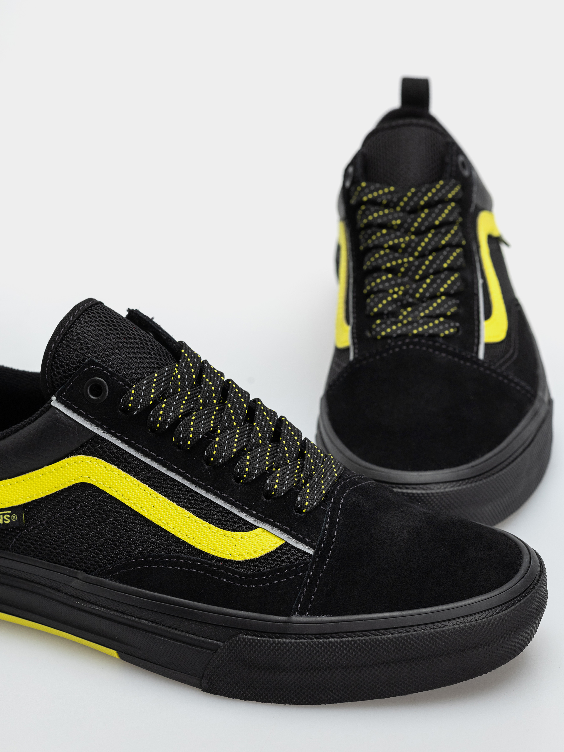 Vans Skate Old Skool Wafflecup Schuhe (black/lime)