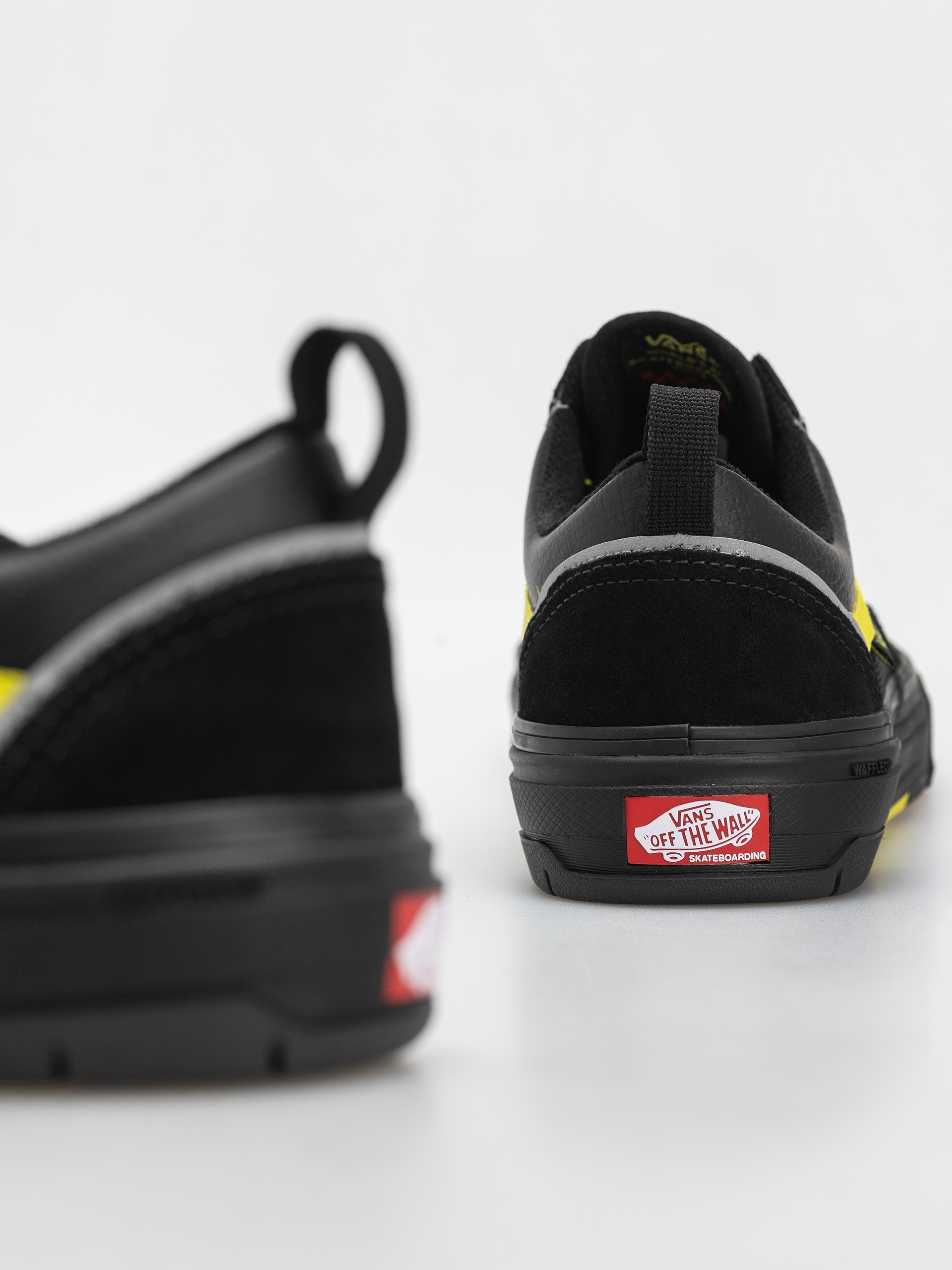 Vans Skate Old Skool Wafflecup Schuhe (black/lime)