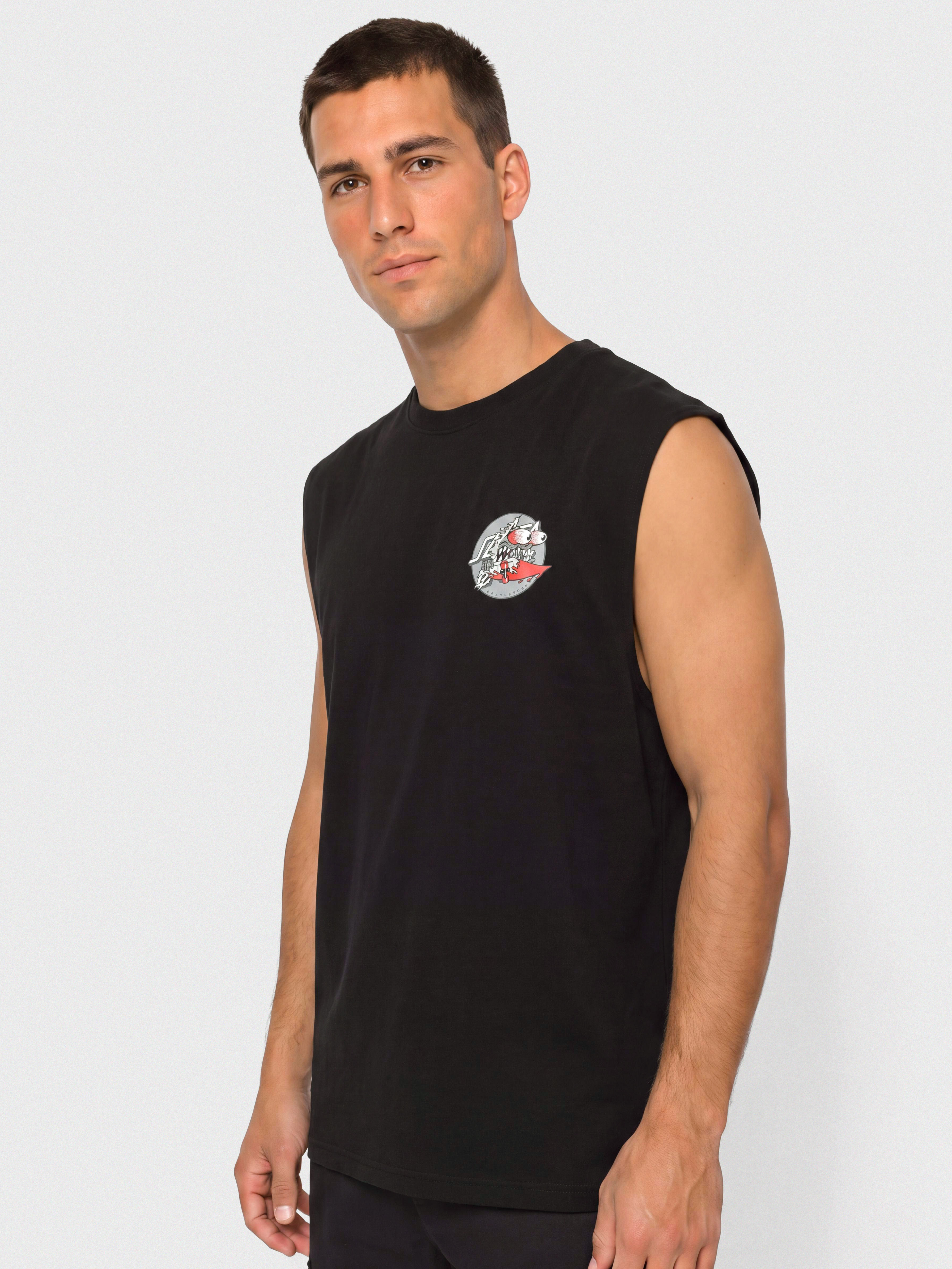 Santa Cruz Meek Slashed Dot Vest Tank top (black)